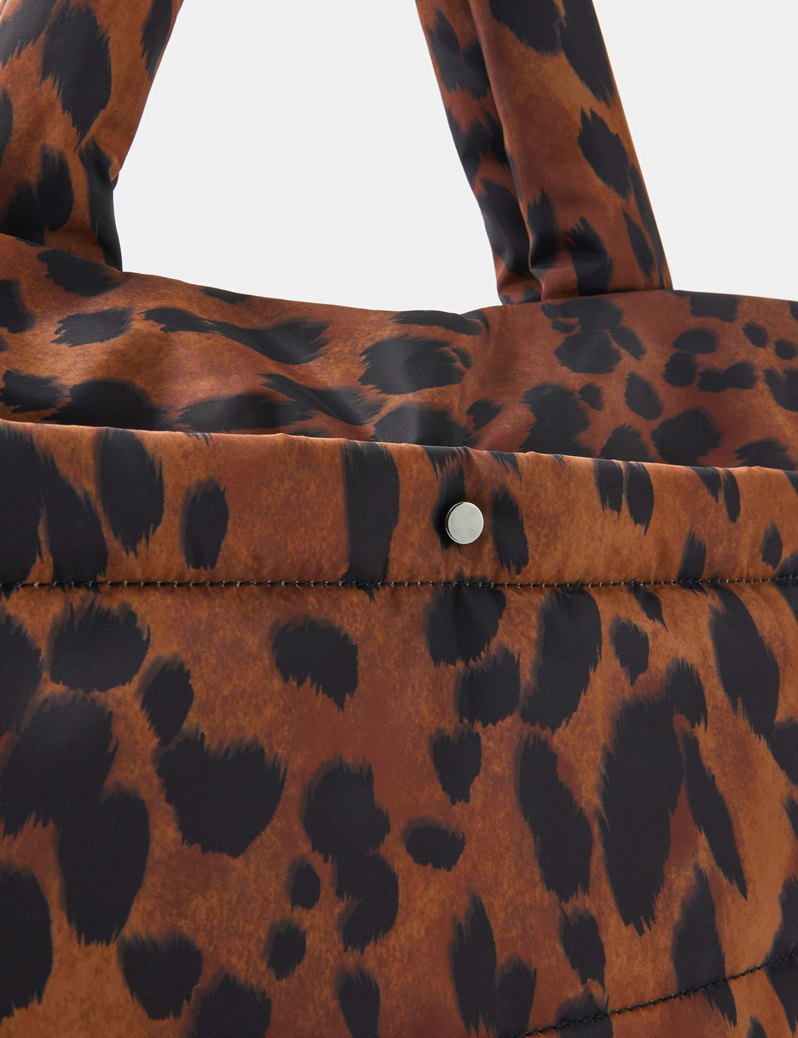 Nylon Animal Print Shopper Bag 5 of 5