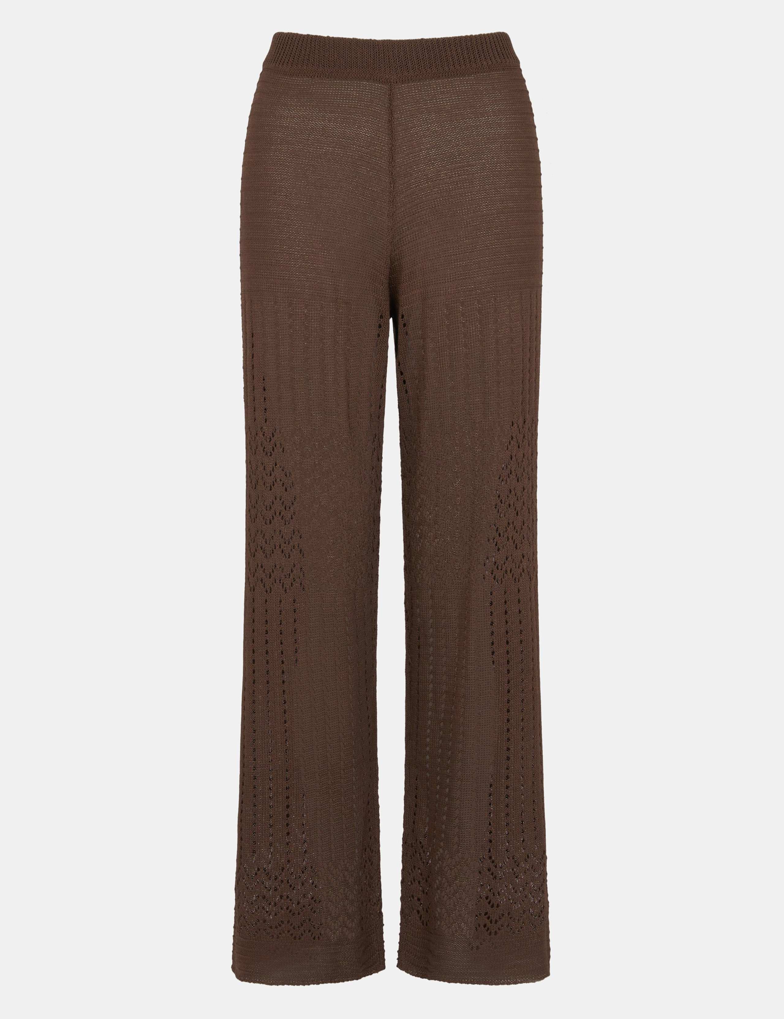 Wide Leg Knitted Trousers 2 of 5