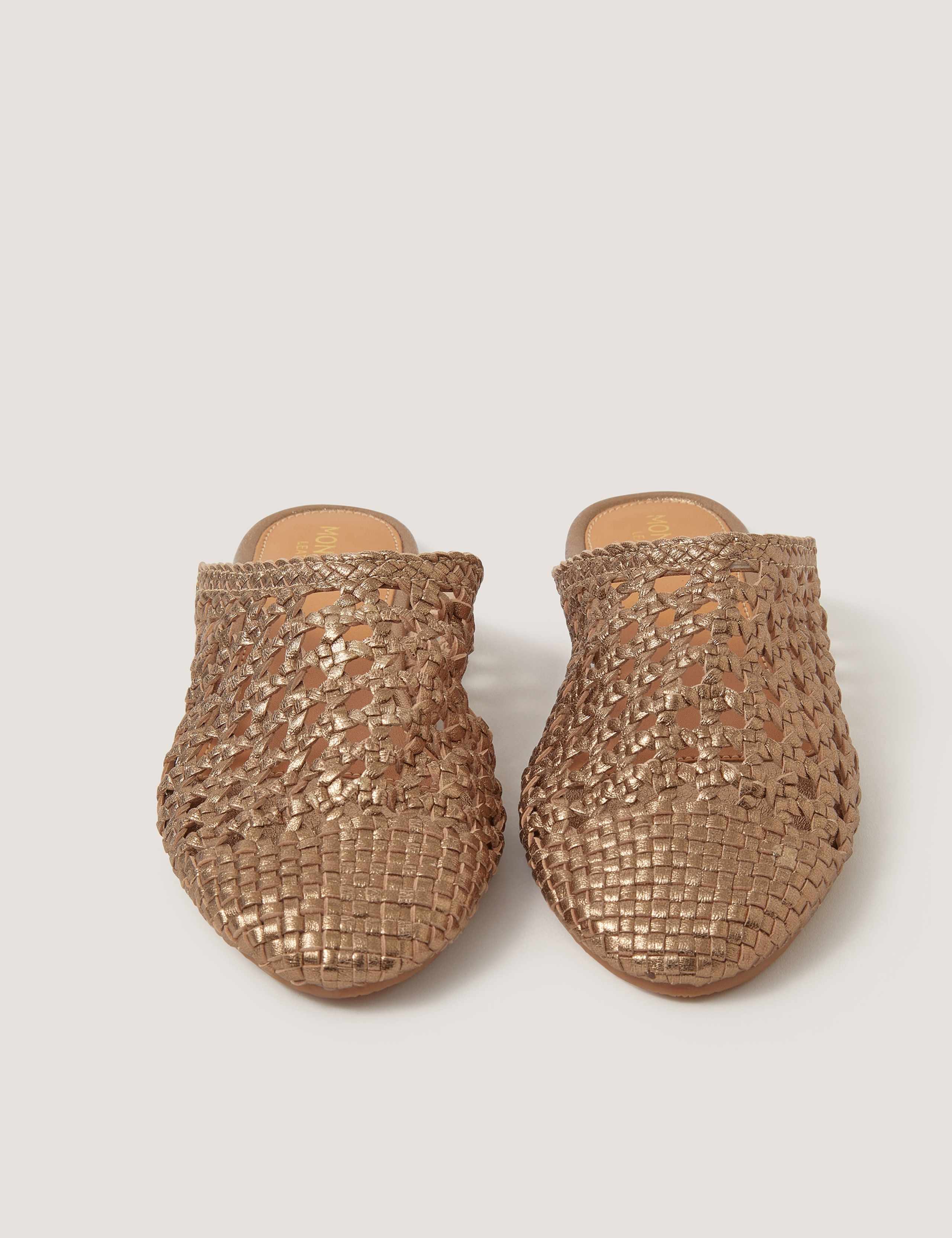 Leather Braided Mules 3 of 3