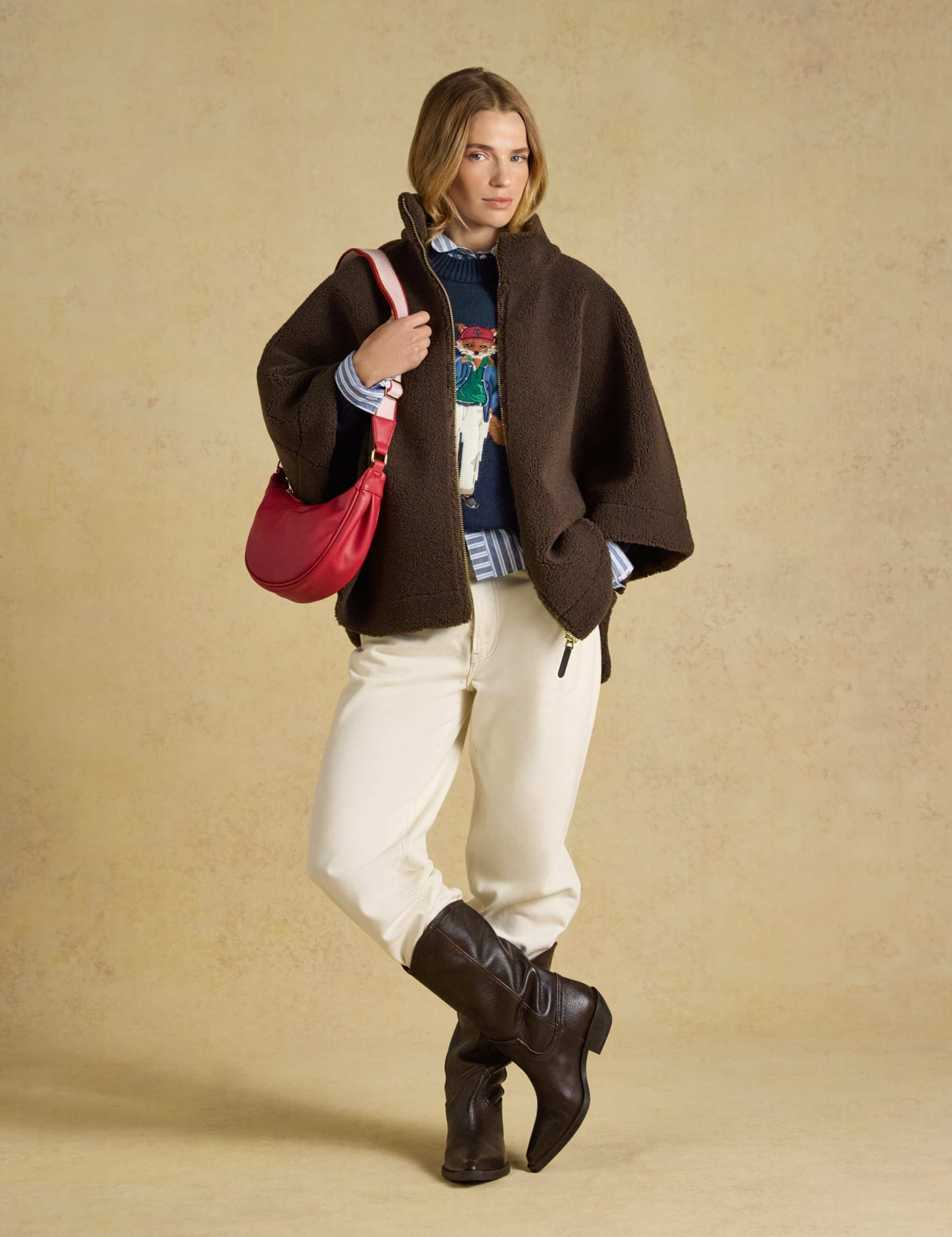 Borg Funnel Neck Jacket 6 of 10