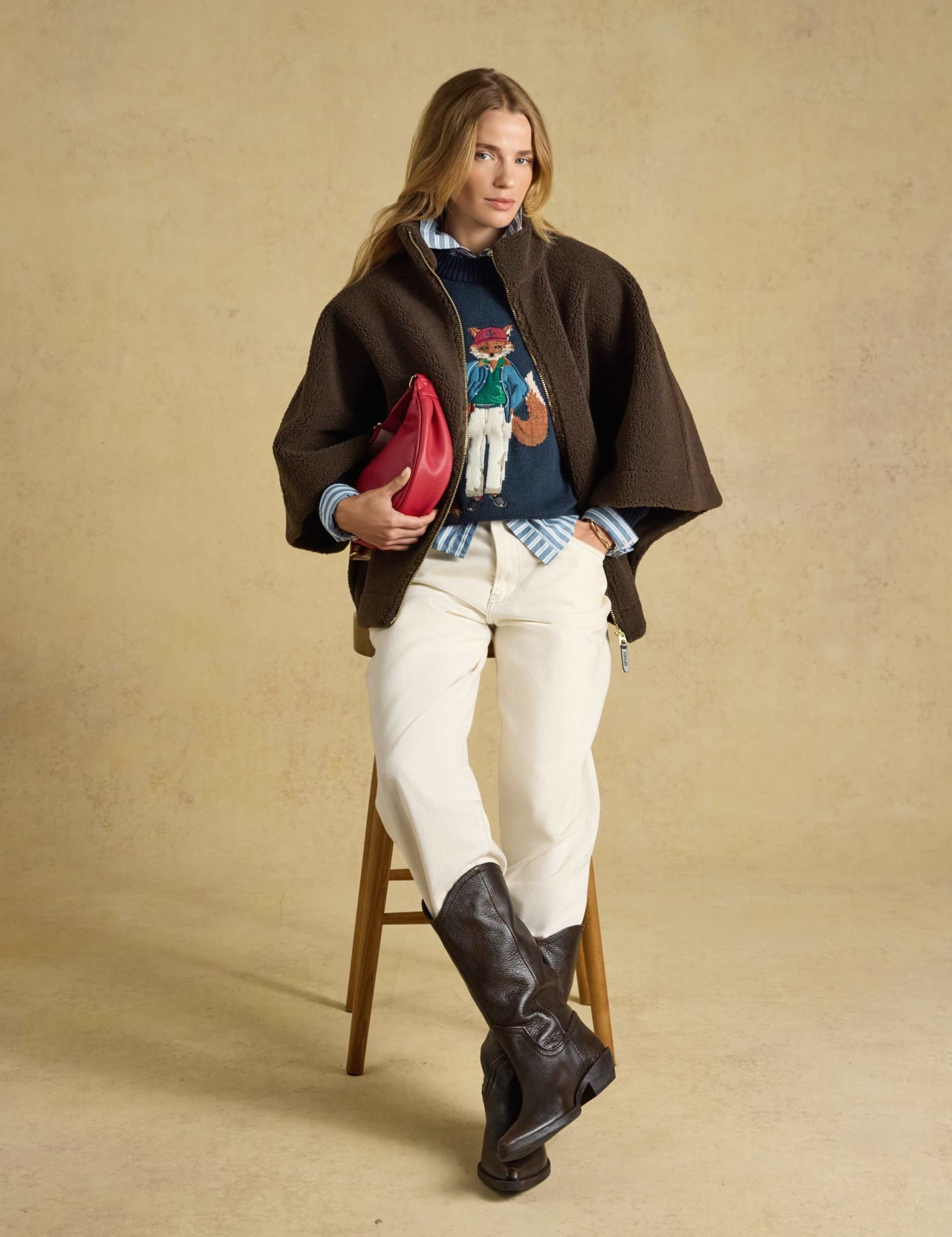 Borg Funnel Neck Jacket 7 of 10