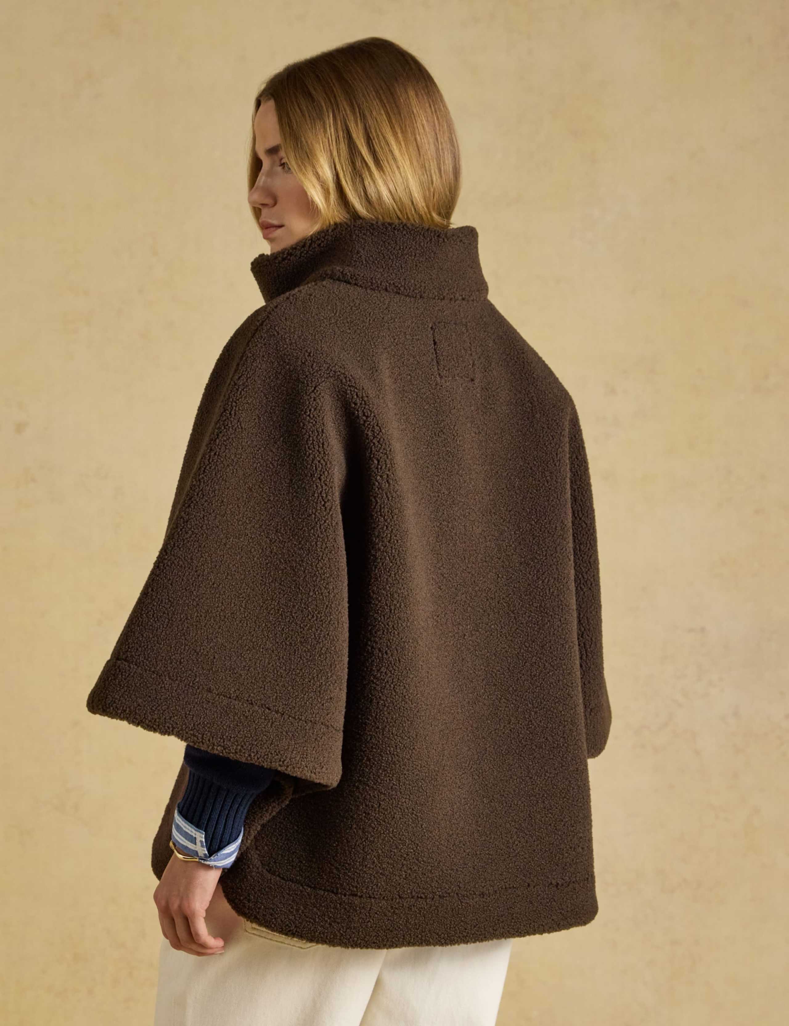 Borg Funnel Neck Jacket 8 of 10