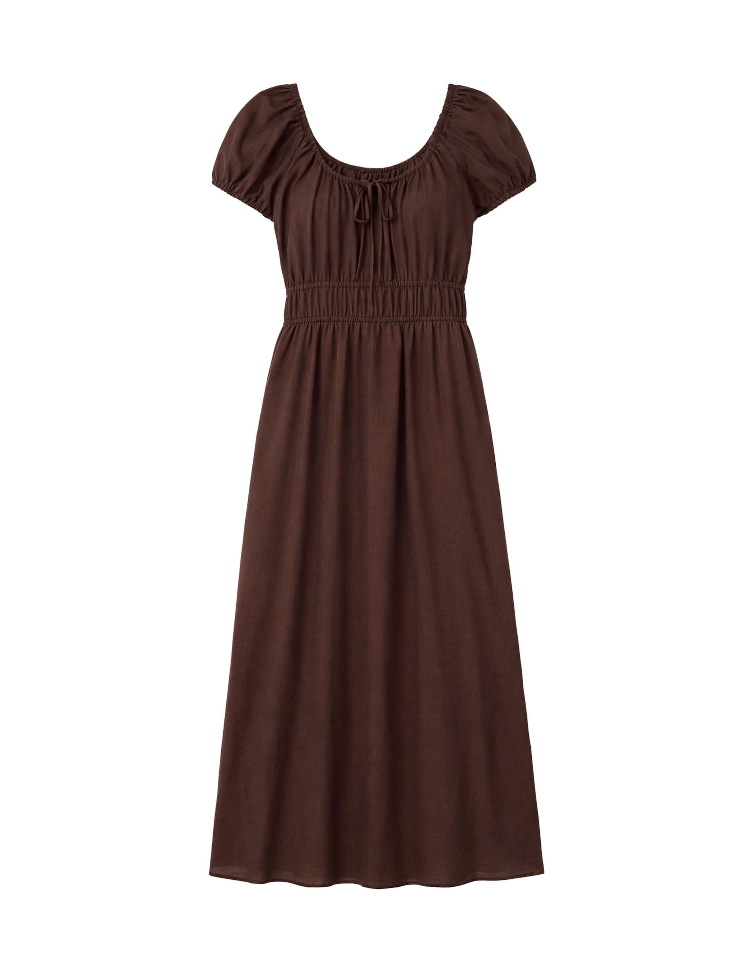 Pure Cotton Scoop Neck Midaxi Waisted Dress 2 of 5