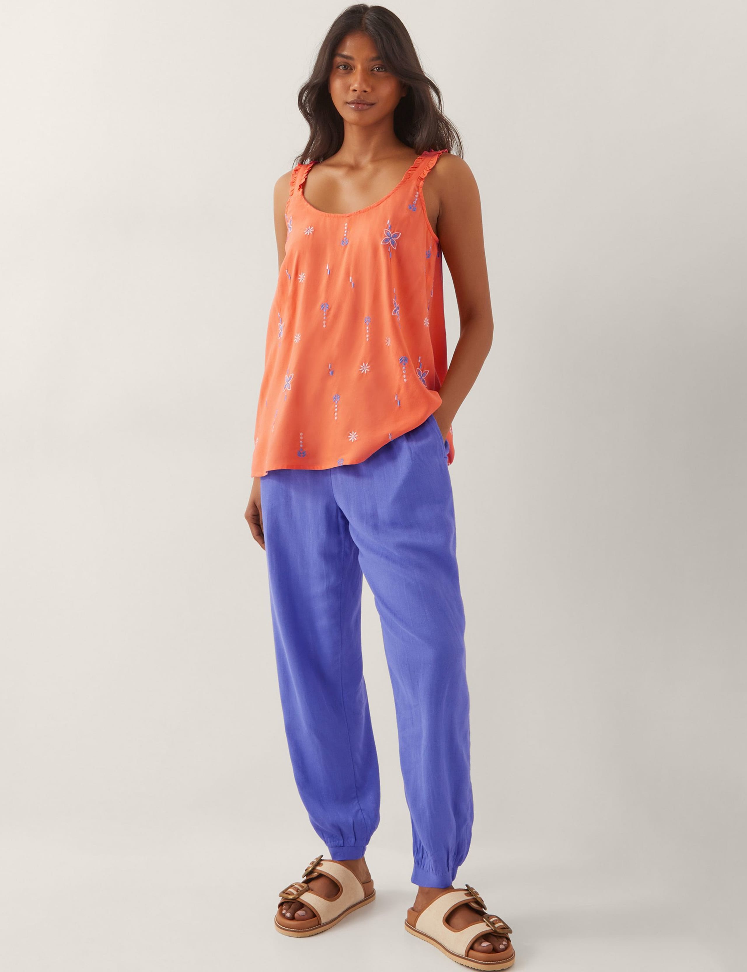 Floral Embroidered Cami Top 2 of 4