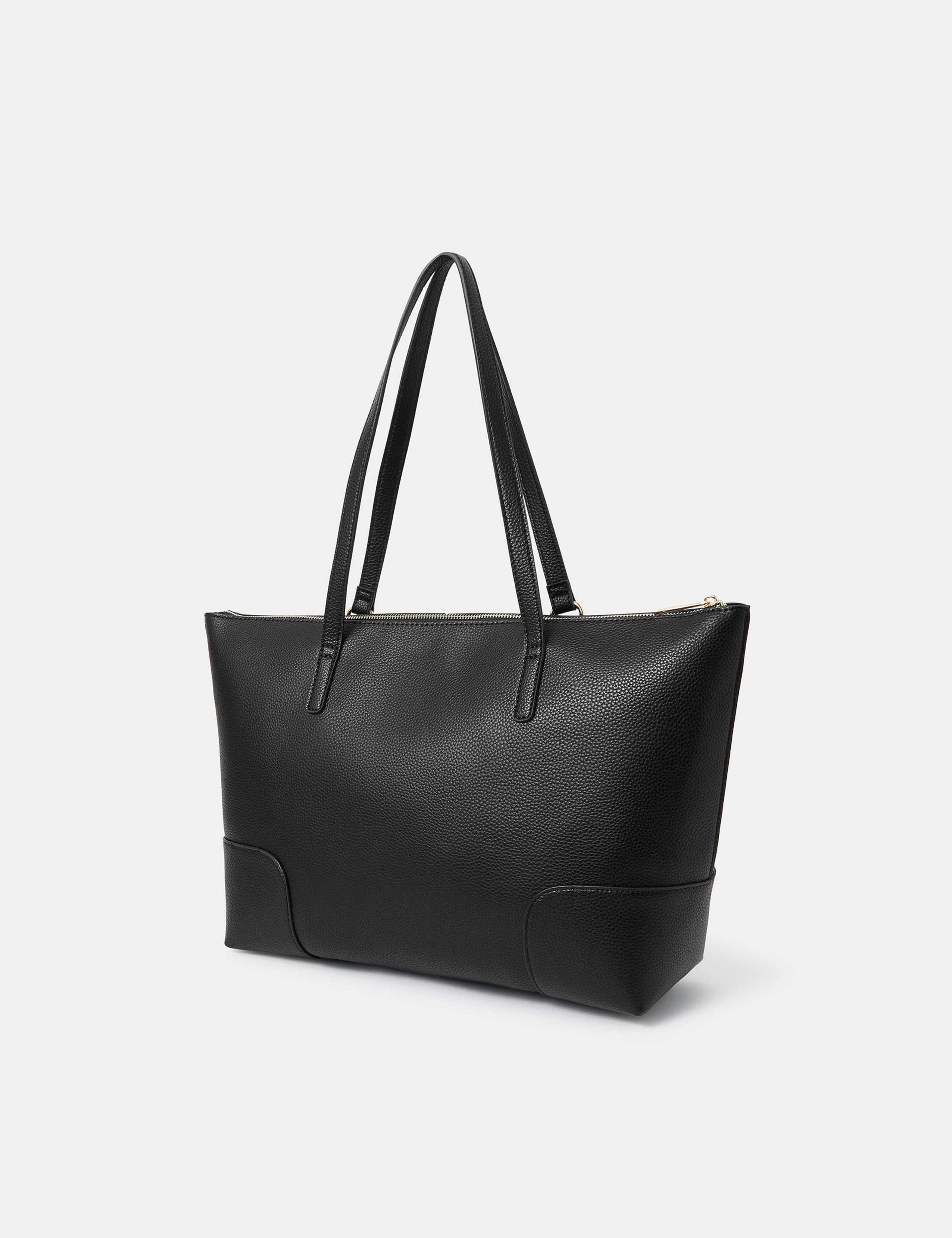 Faux Leather Tote Bag 2 of 4