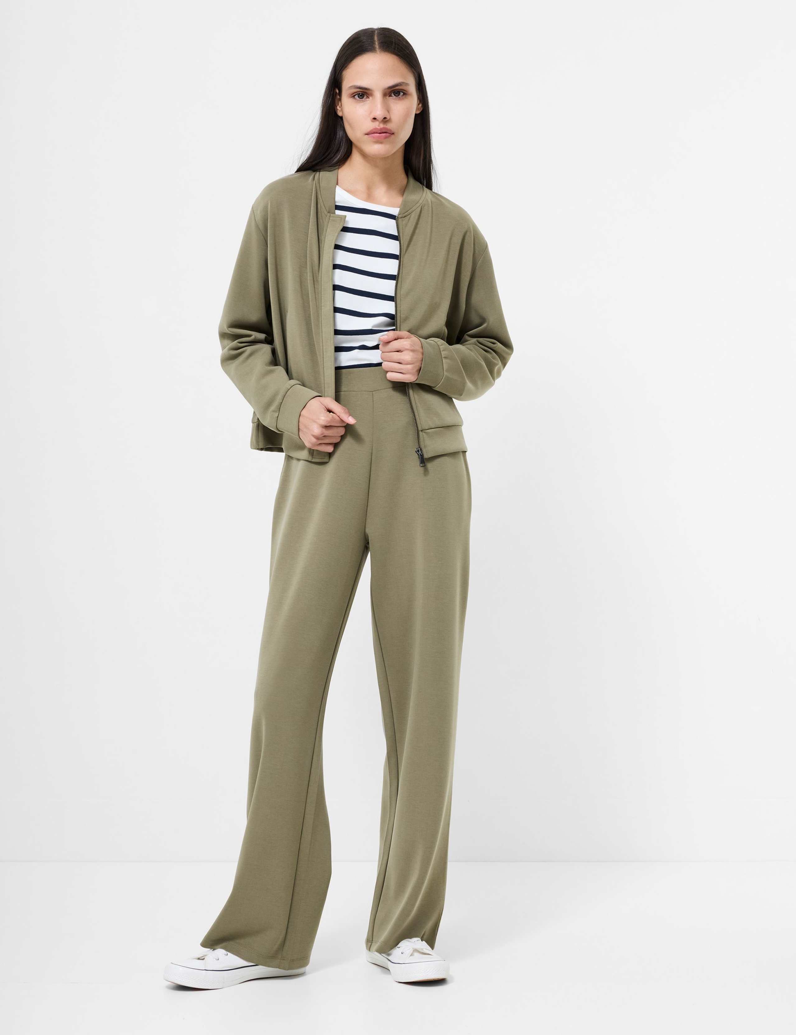 Slim Fit Straight Leg Trousers 1 of 3