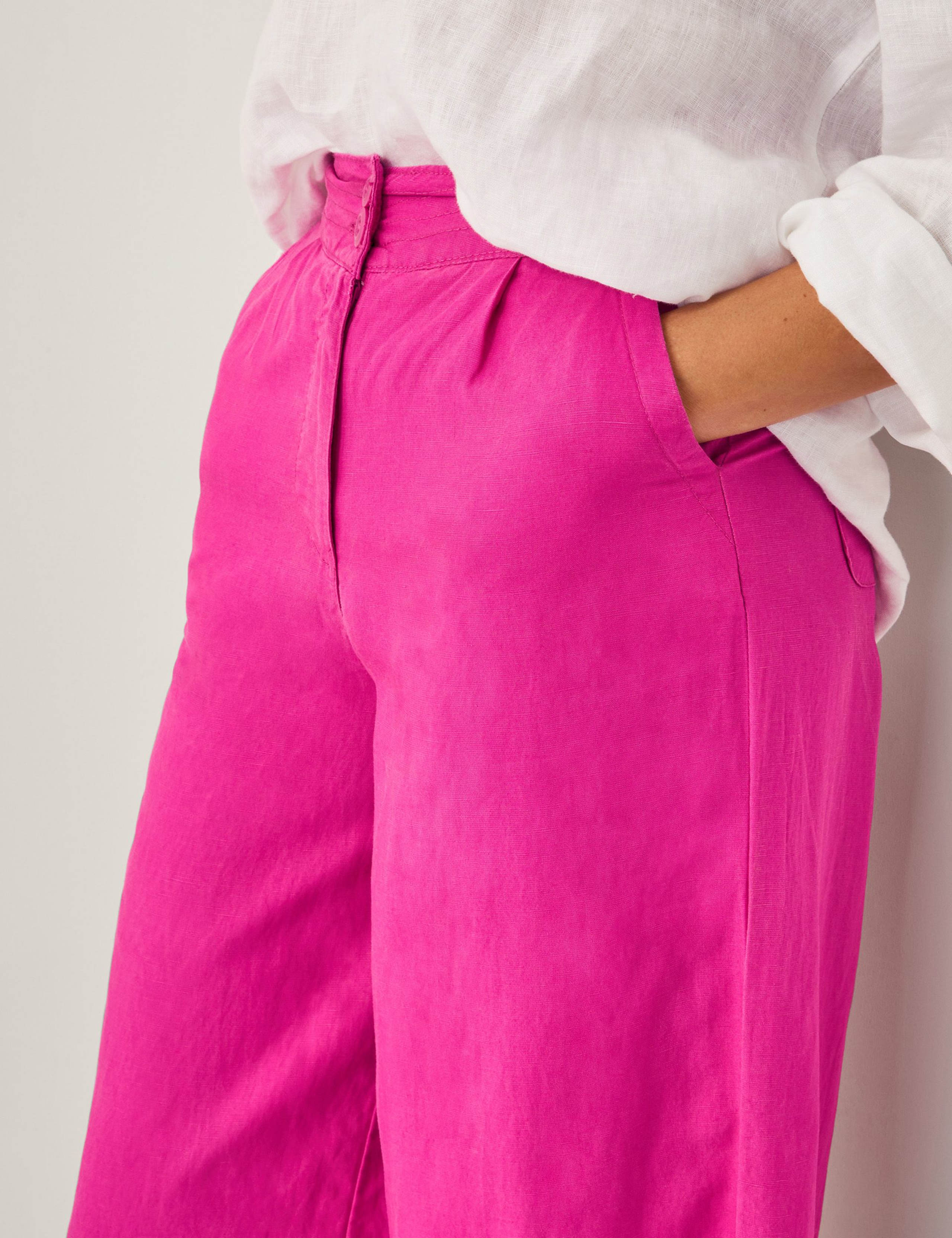 Lyocell Rich Straight Leg Trousers 2 of 5