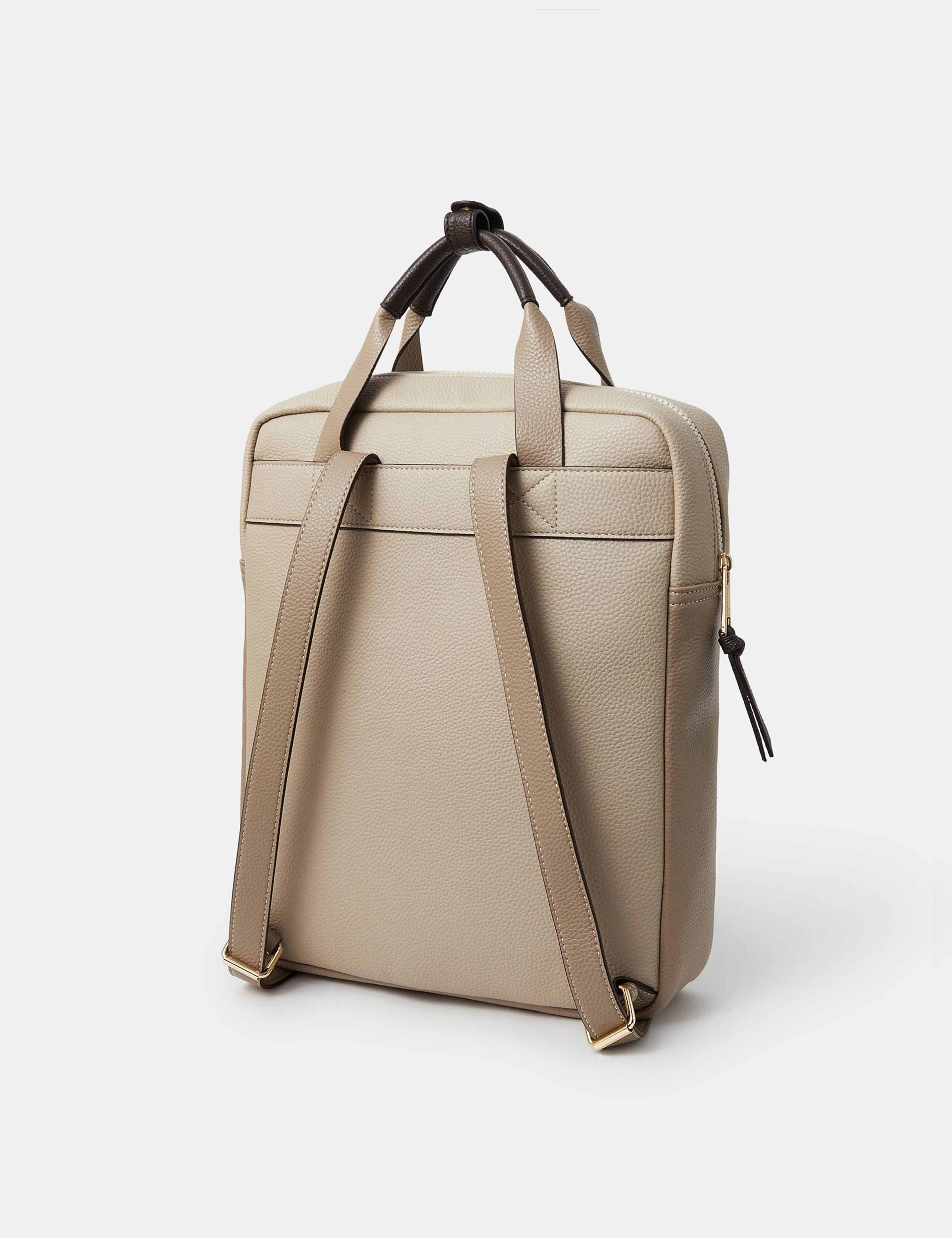 Faux Leather Backpack 2 of 4