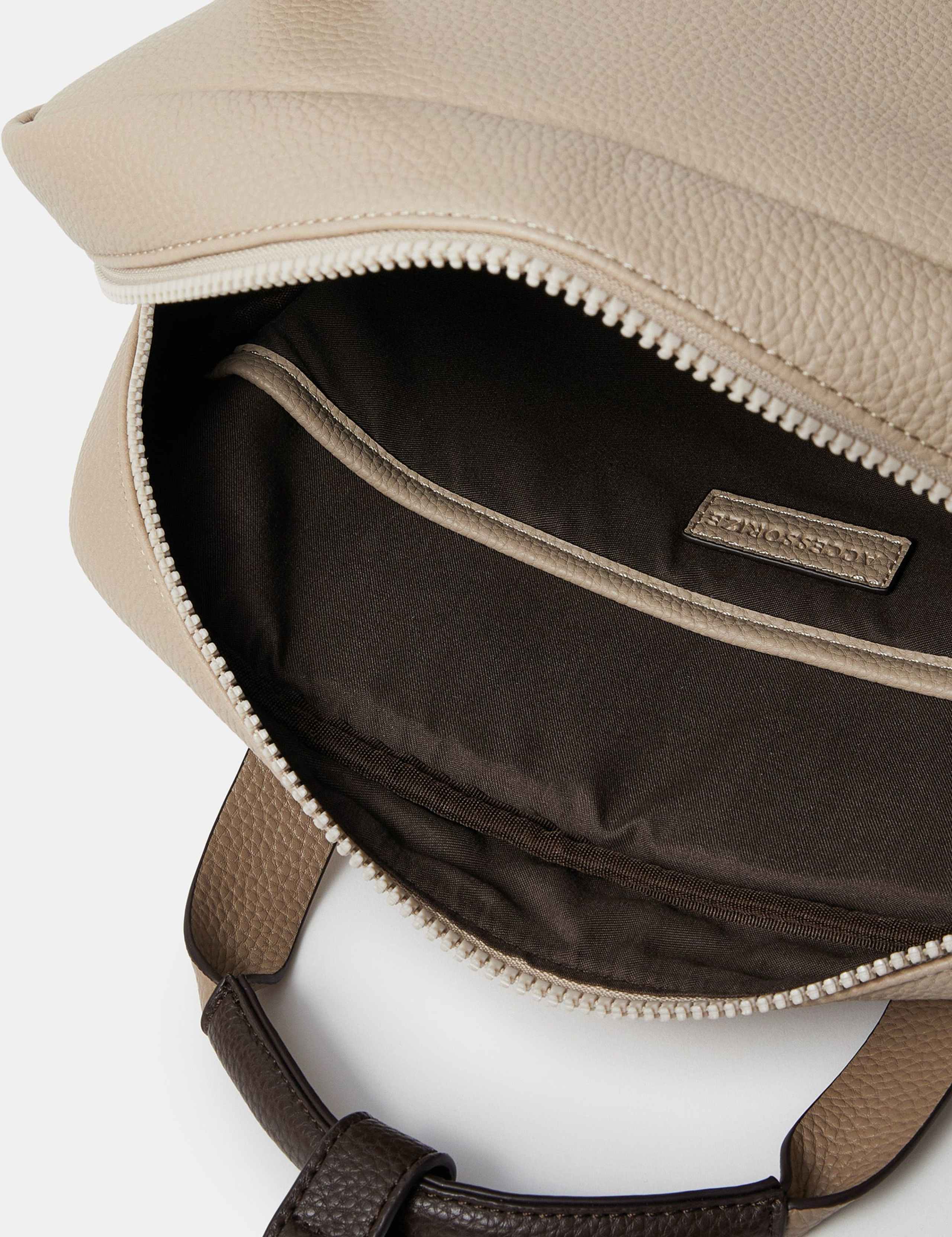 Faux Leather Backpack 3 of 4