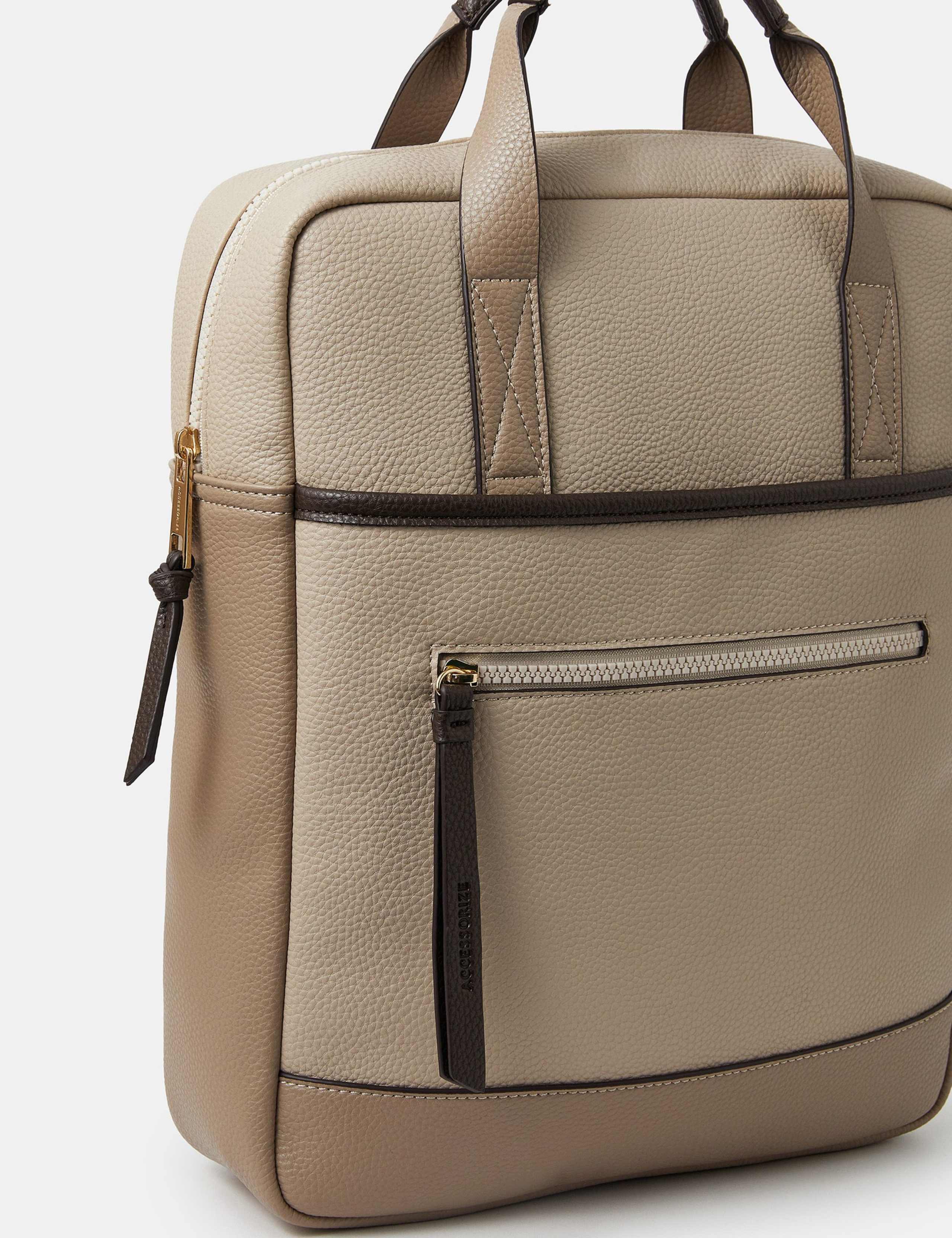 Faux Leather Backpack 4 of 4