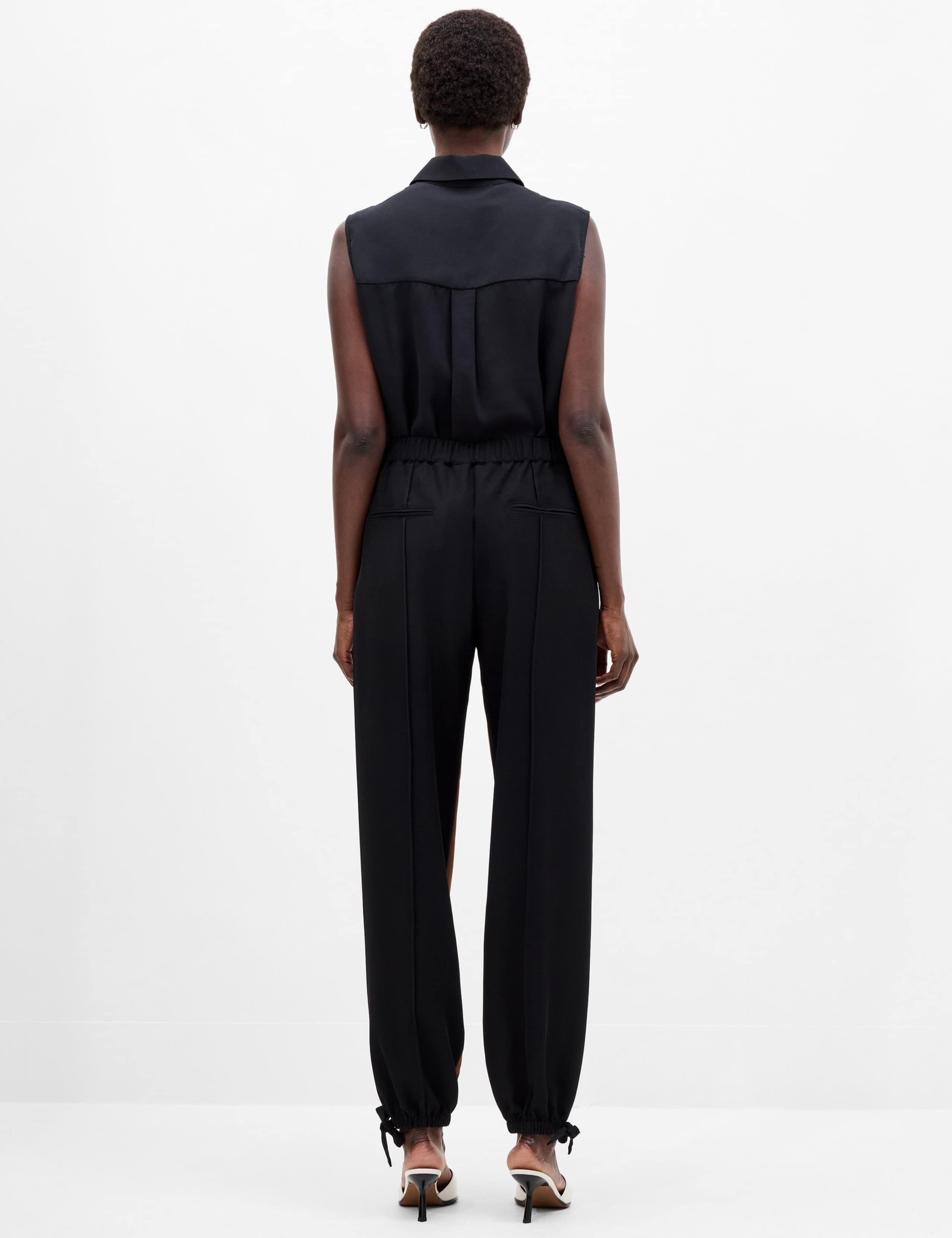 Twill Contrast Elasticated Waist Trousers 3 of 3