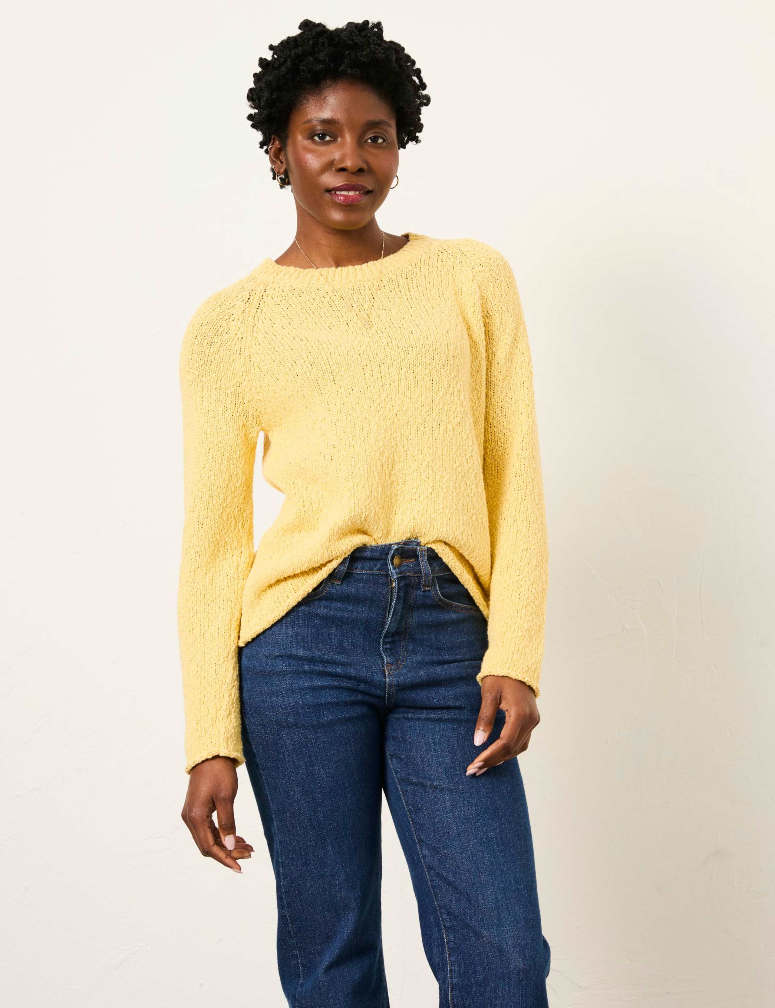 Cotton Rich Ribbed Jumper 1 of 5