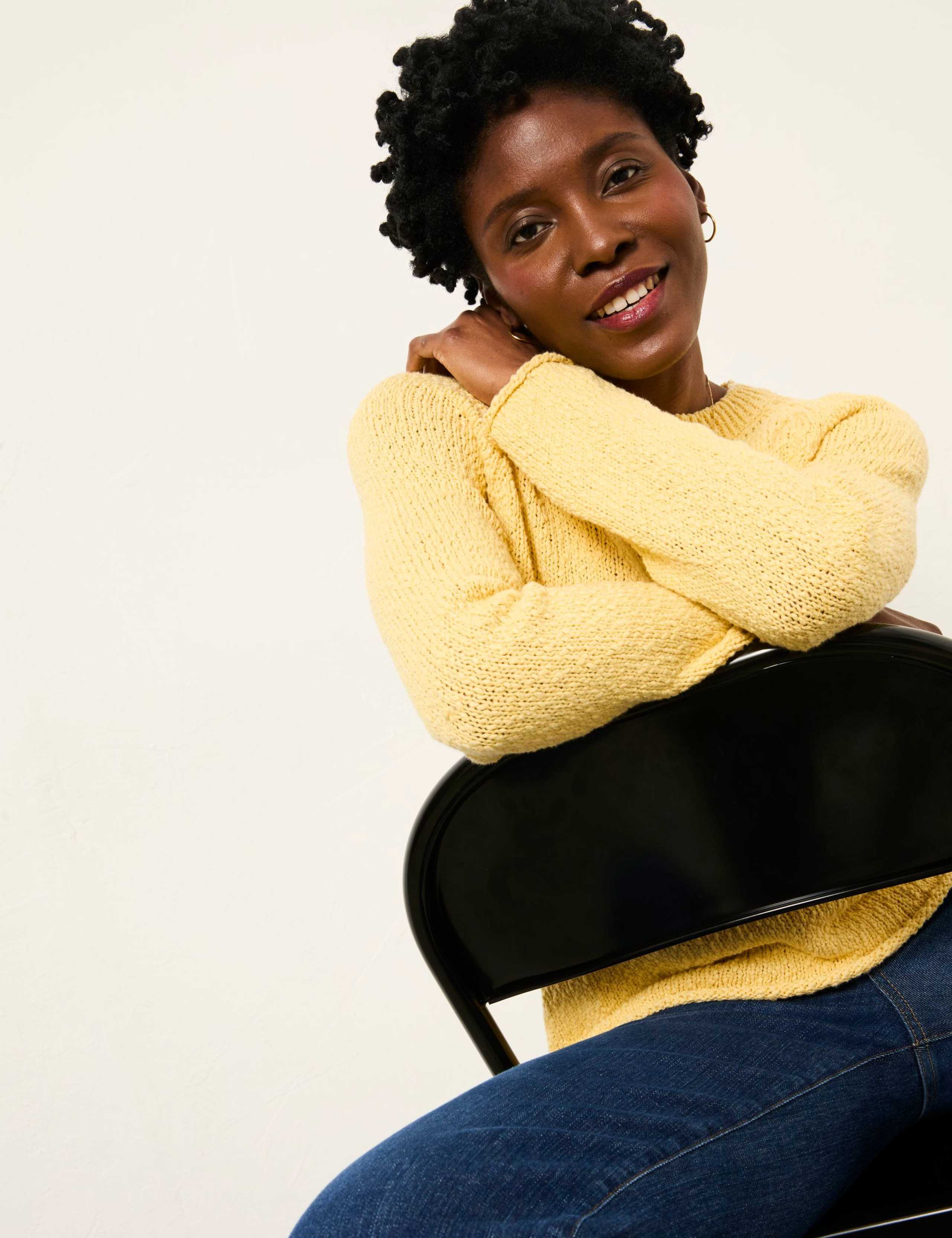 Cotton Rich Ribbed Jumper 3 of 5