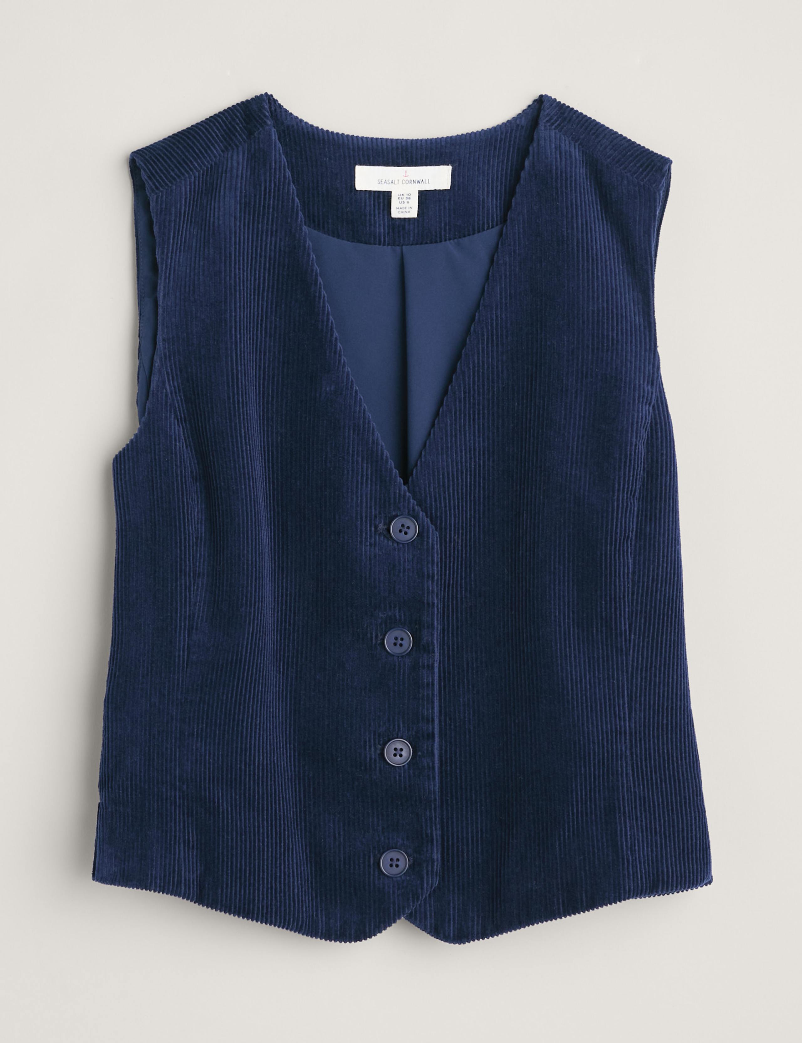 Cord Single Breasted Waistcoat 2 of 4