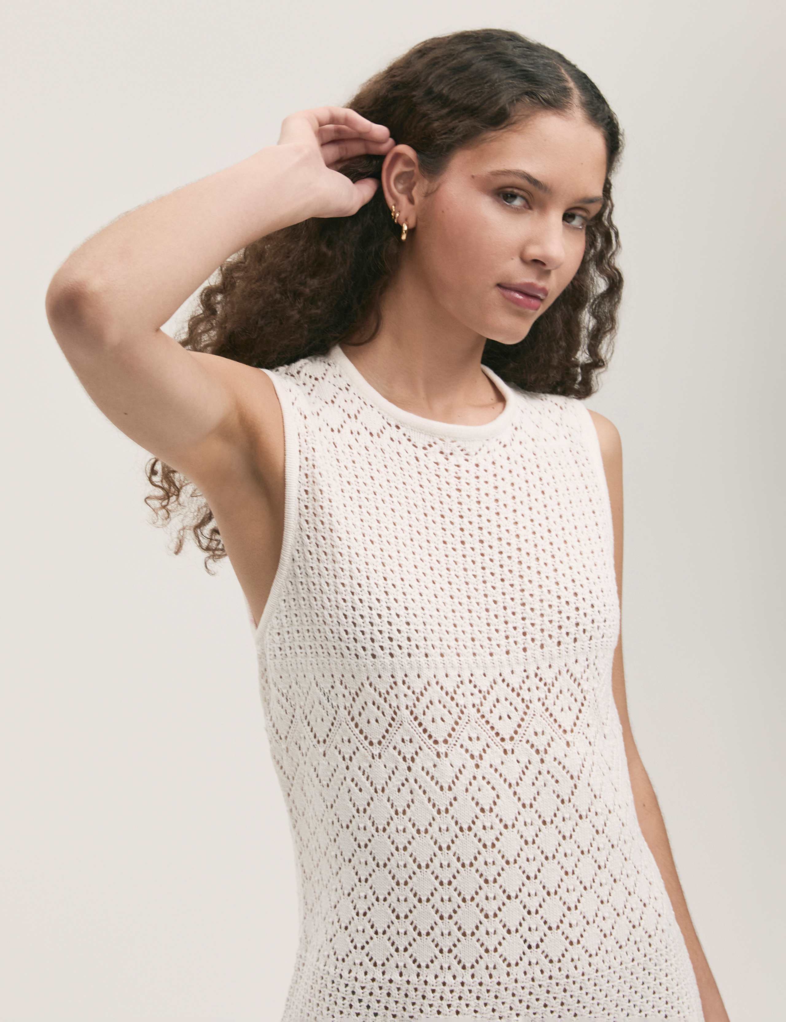 Pure Cotton Knitted Beach Dress 4 of 4