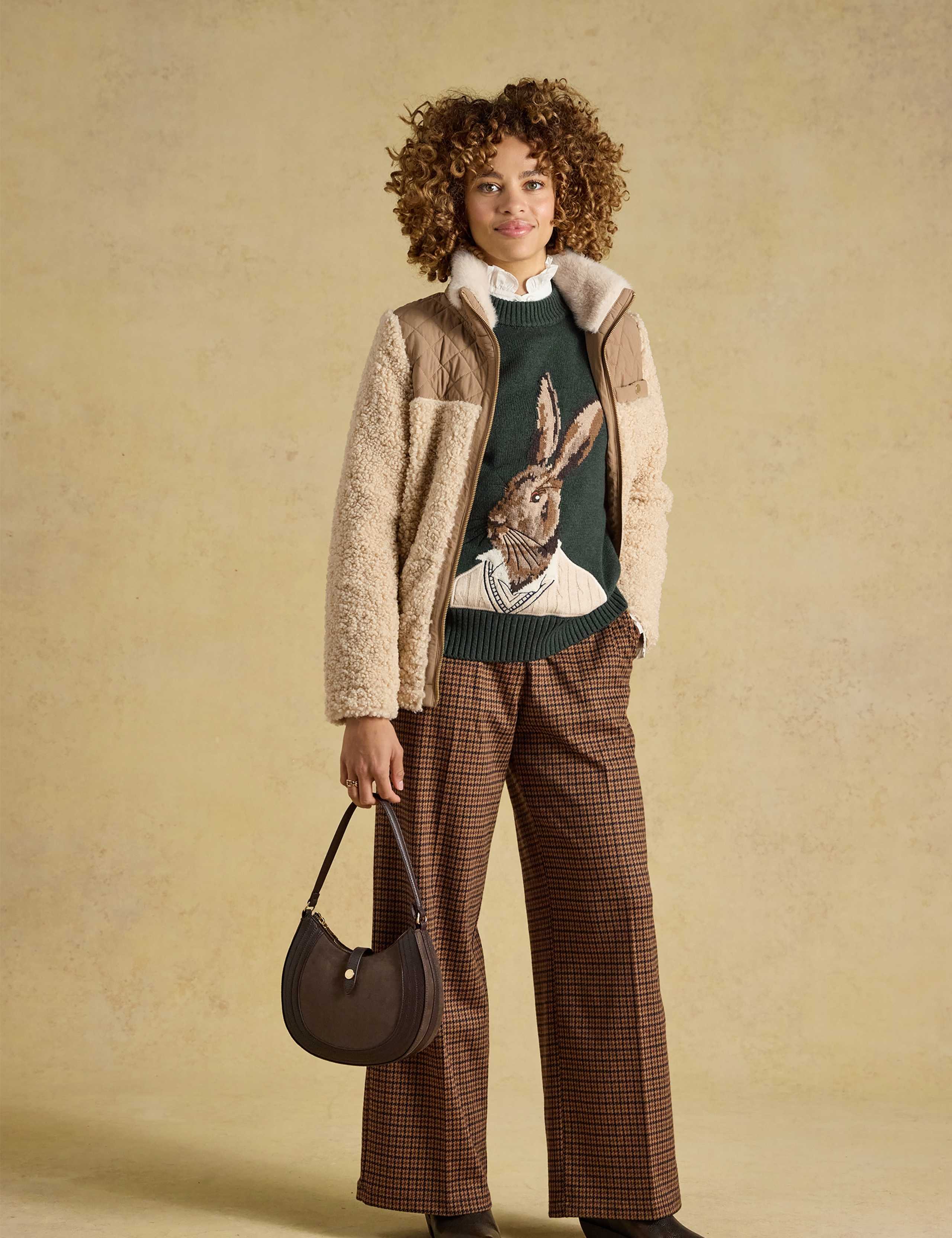 Cotton Rich Intarsia Jumper with Wool 2 of 8