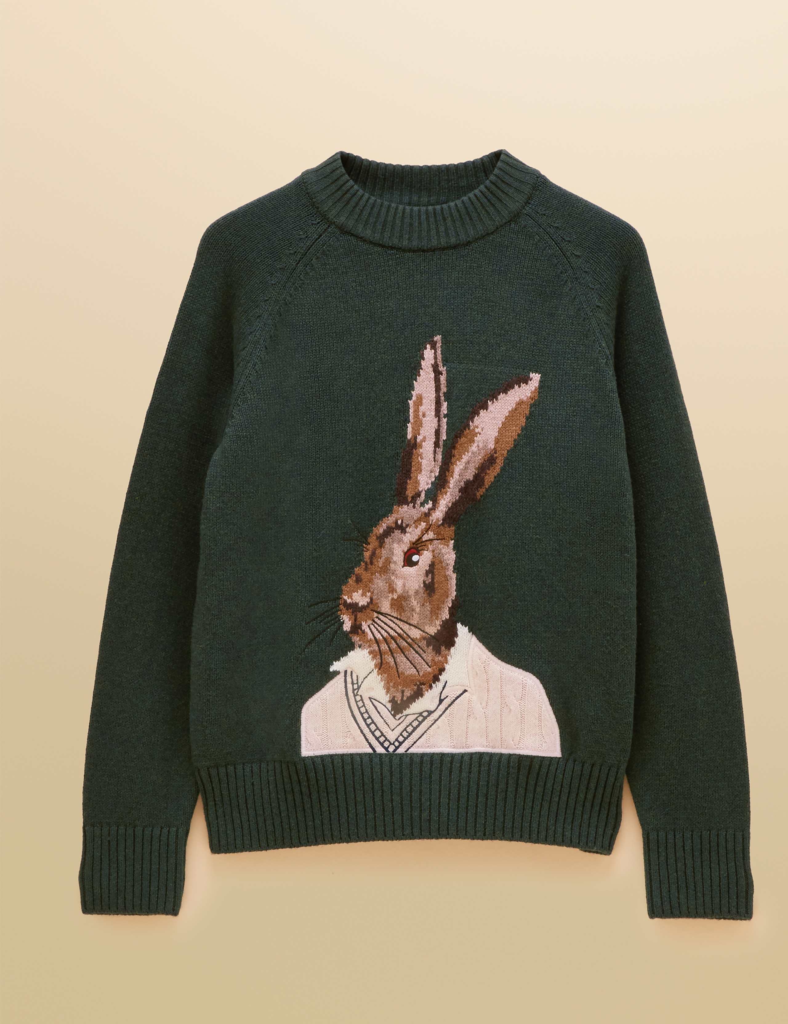 Cotton Rich Intarsia Jumper with Wool 6 of 8