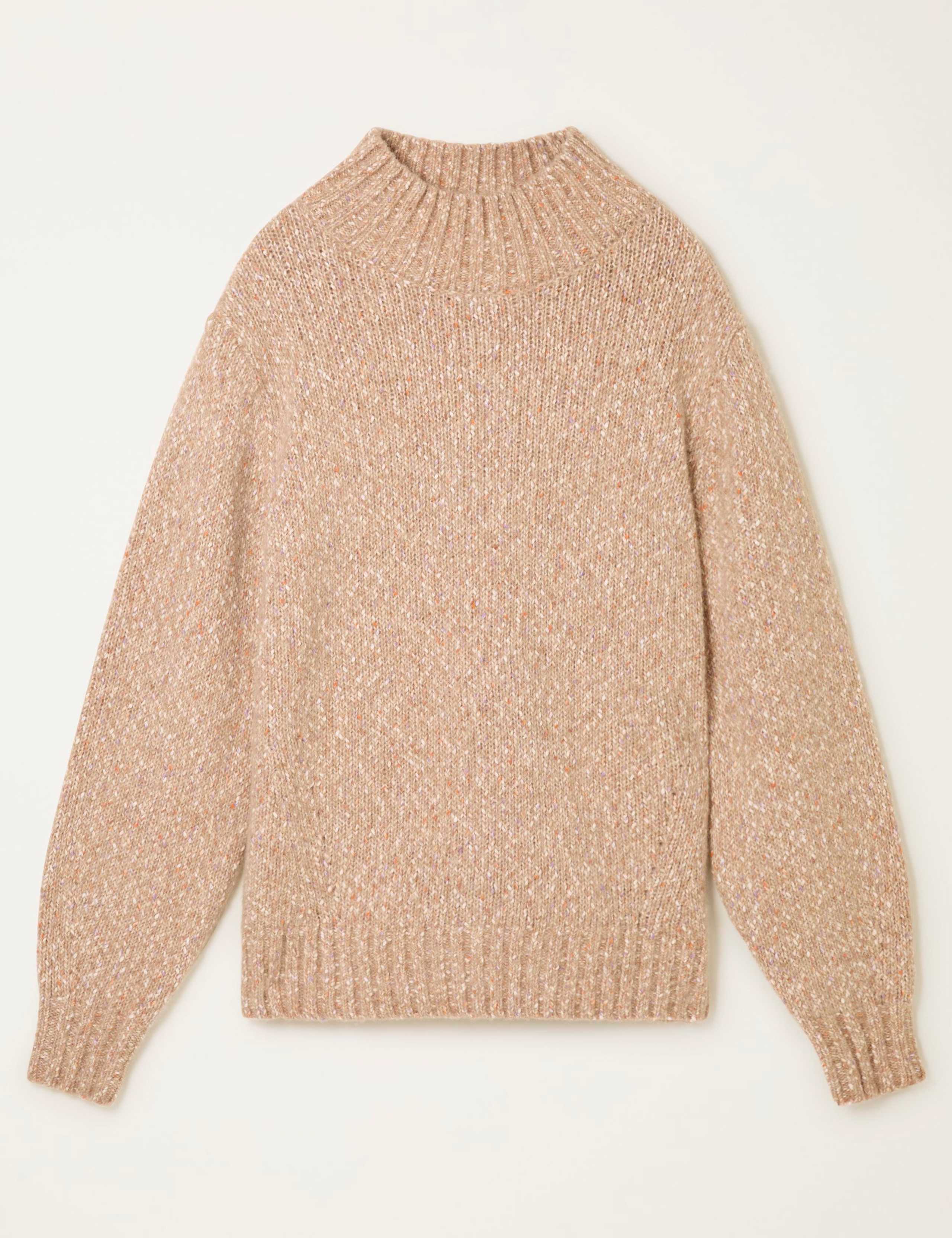 Wool Blend Funnel Neck Jumper 2 of 5