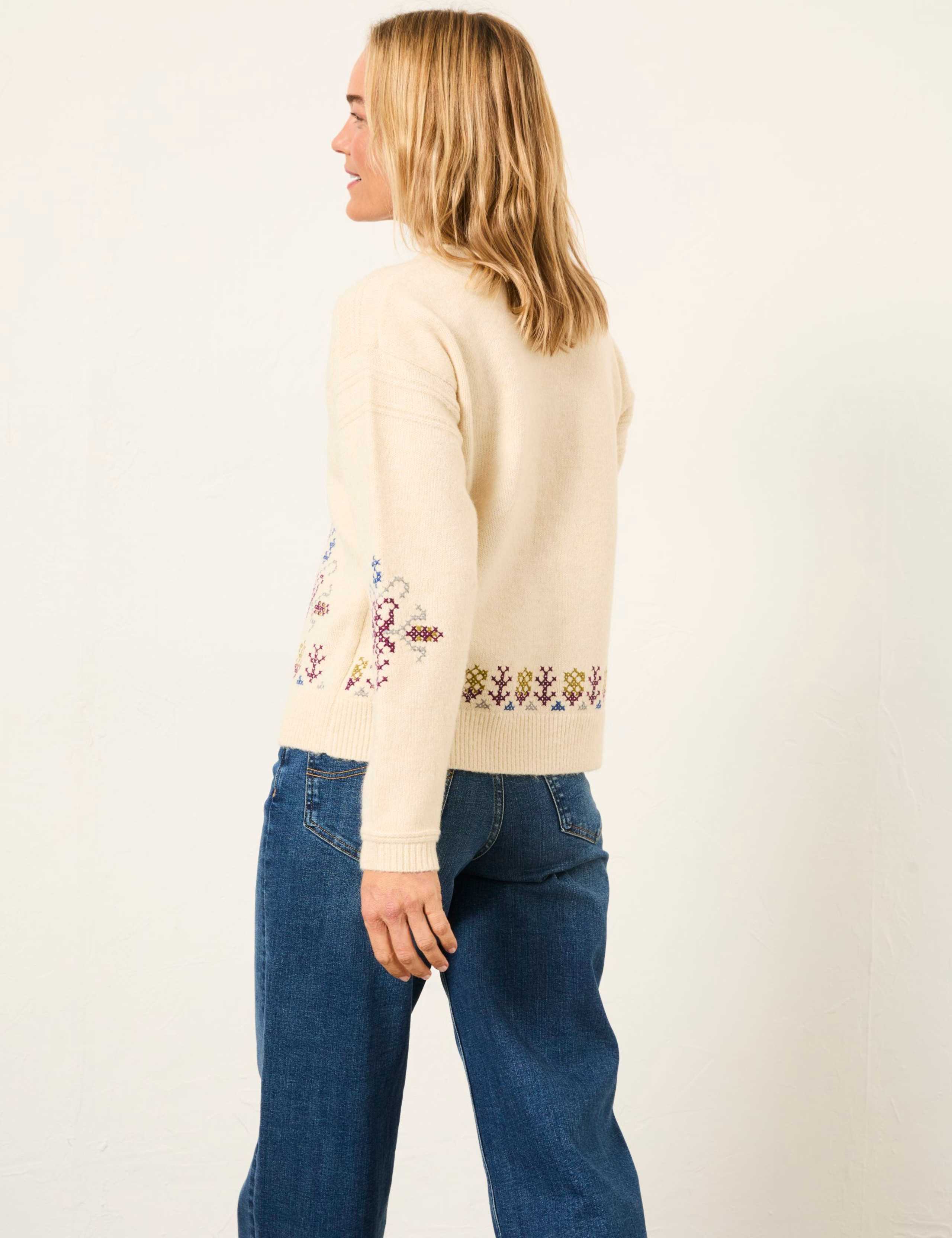 Floral Notch Neck Jumper 4 of 5