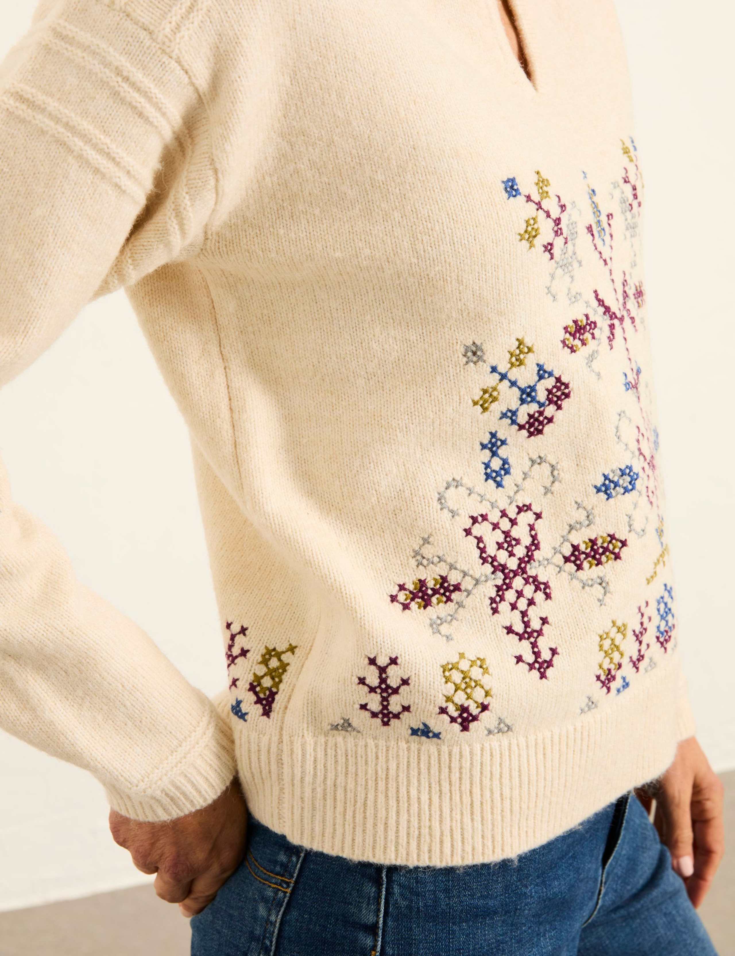 Floral Notch Neck Jumper 5 of 5