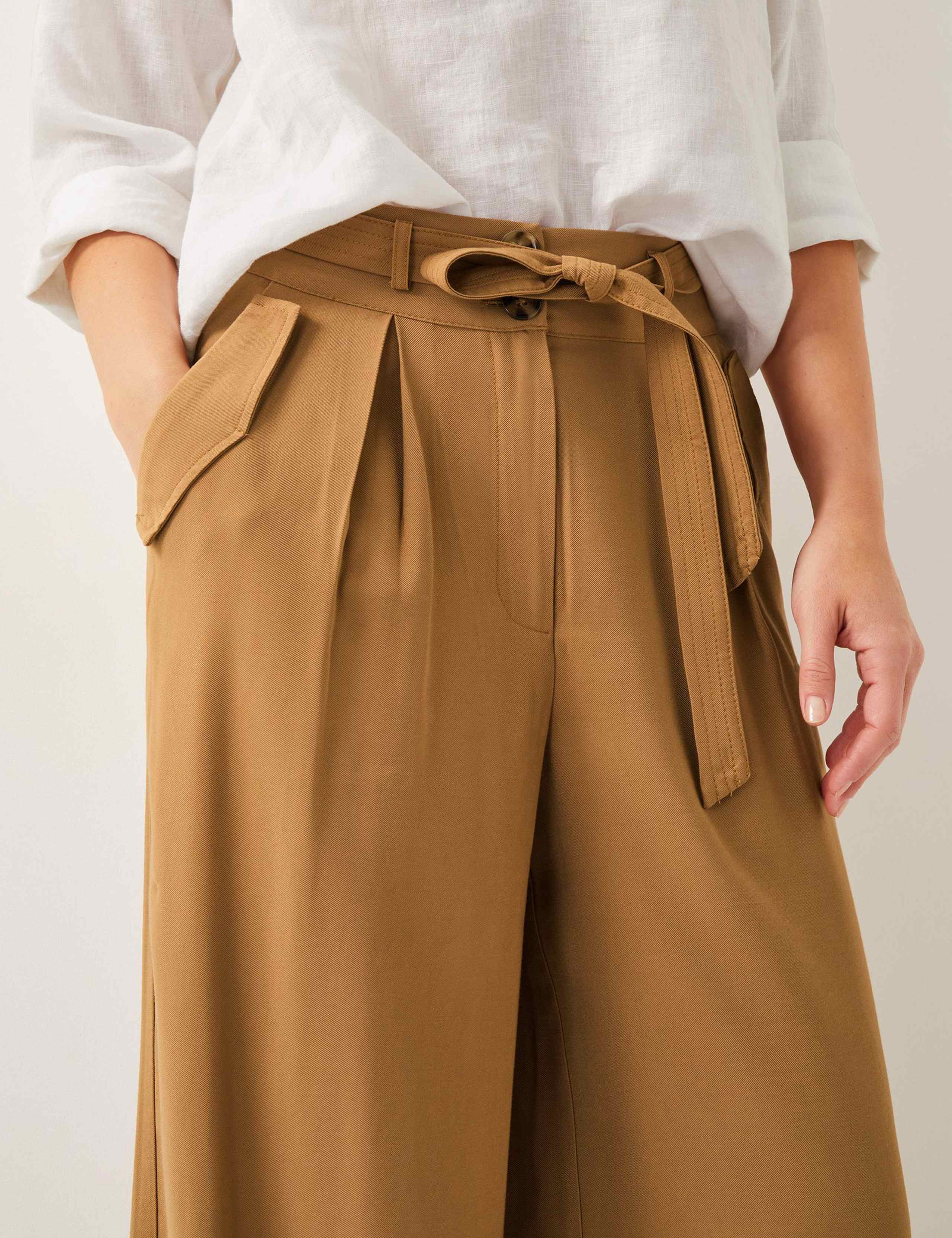 Belted Wide Leg Trousers 2 of 5