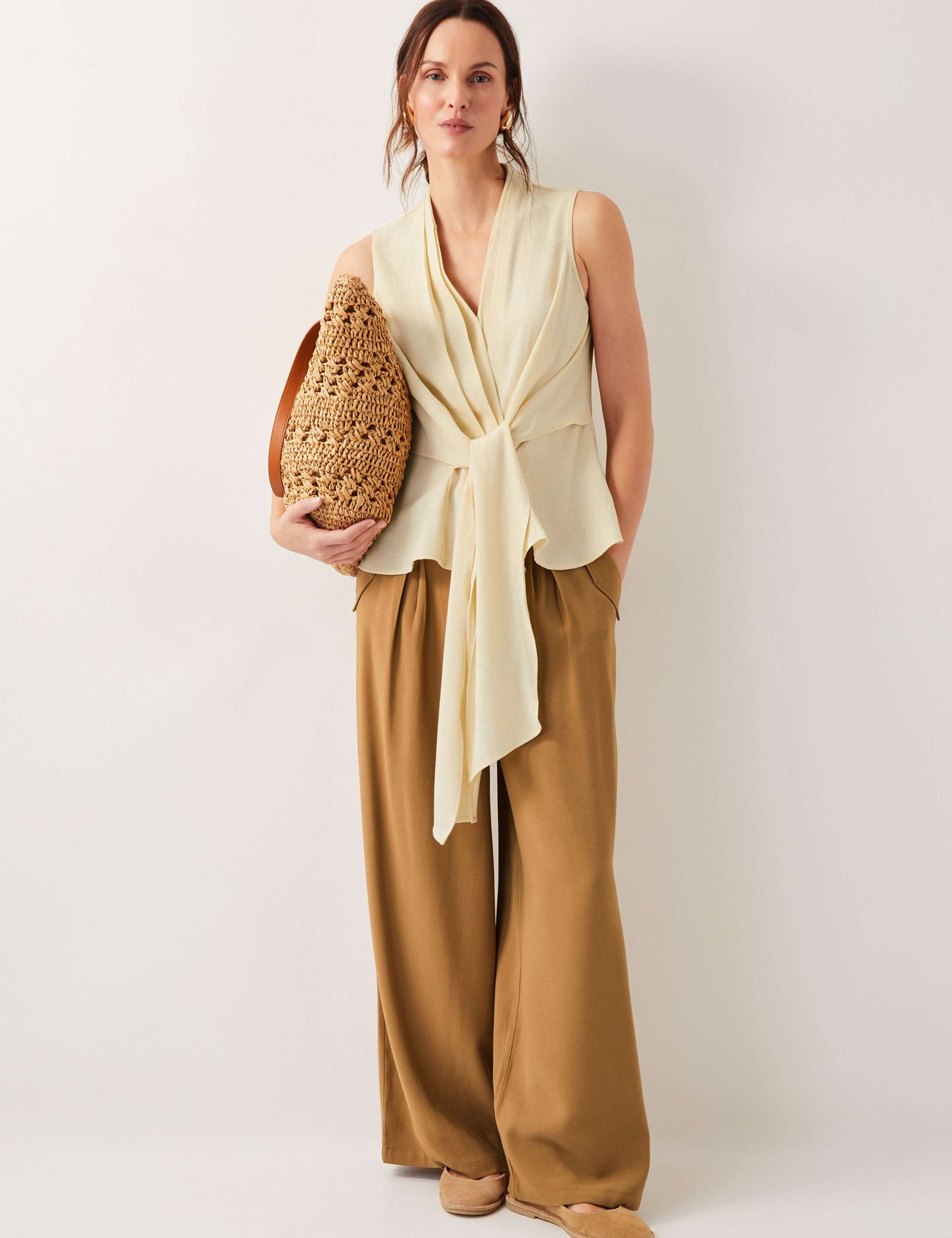 Belted Wide Leg Trousers 4 of 5