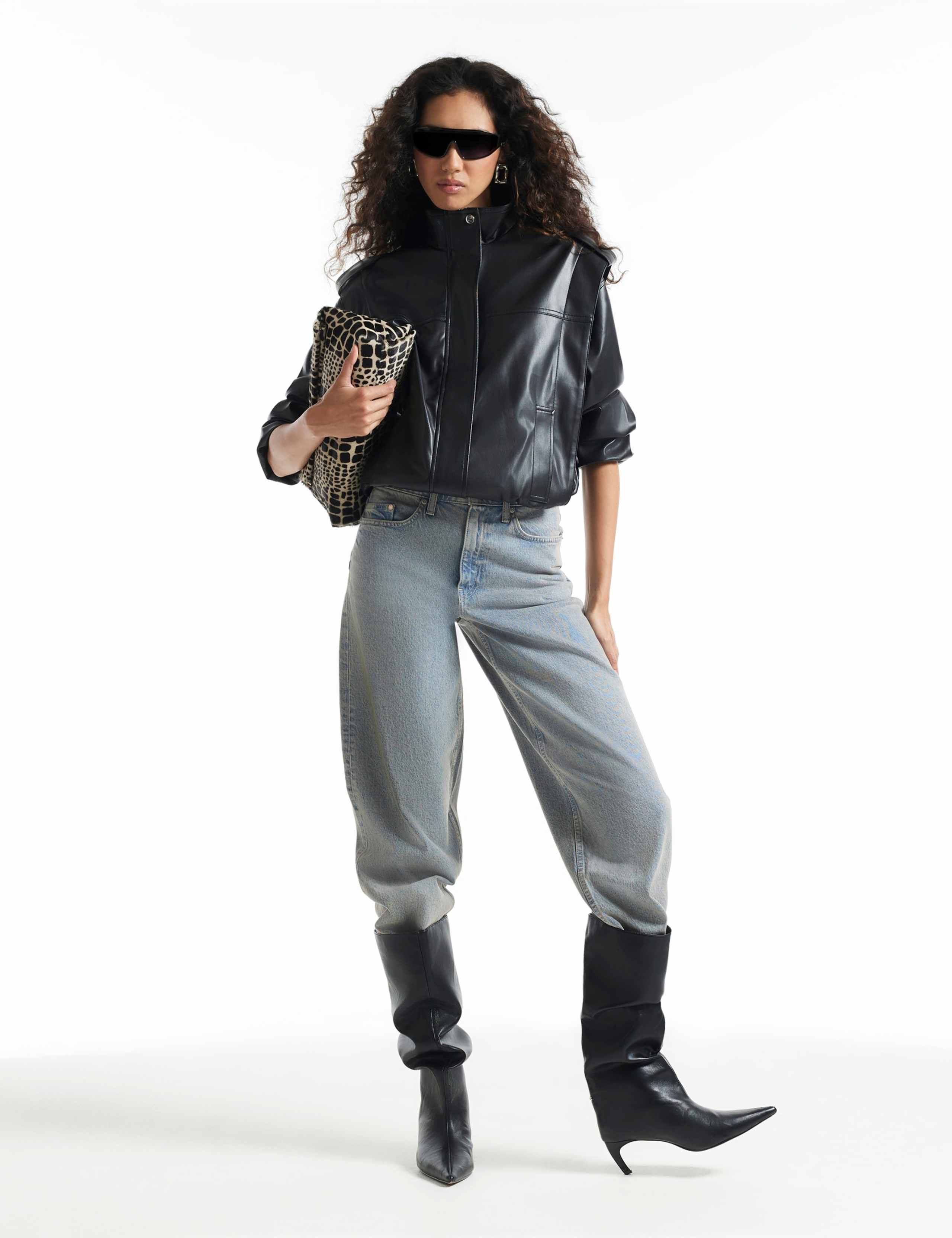 Funnel Neck Bomber Jacket 2 of 6
