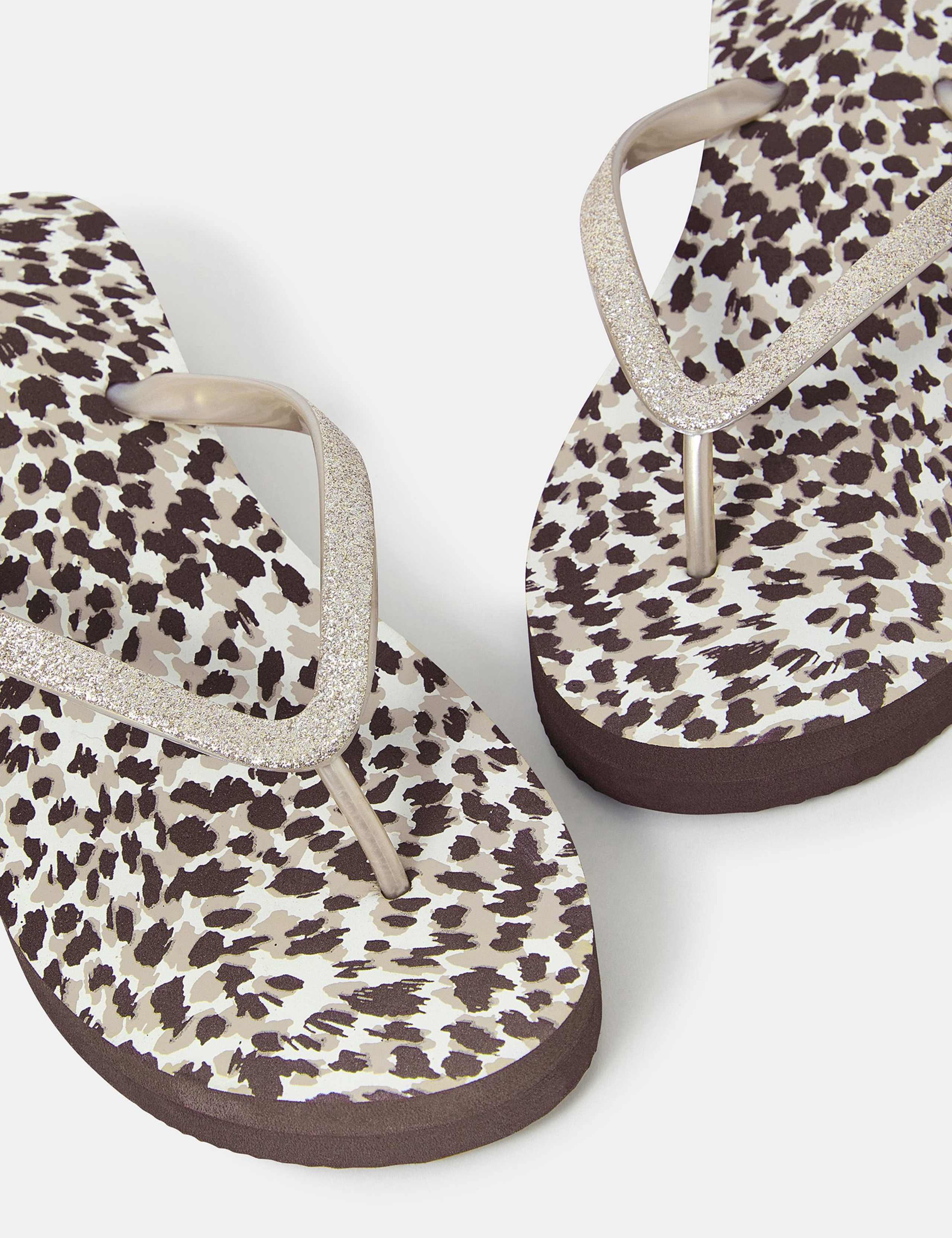 Glitter Wedge Flip Flops 2 of 3