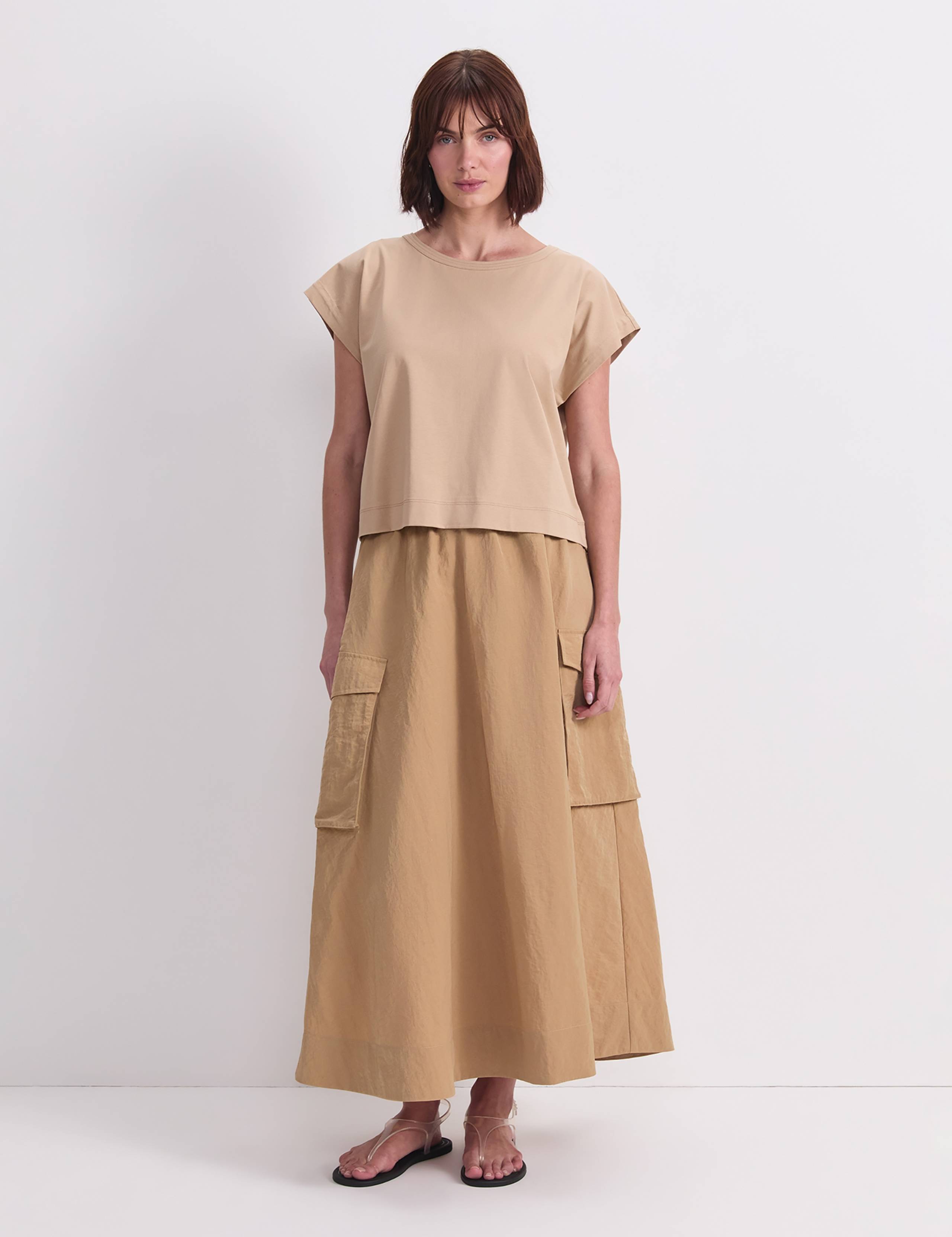 Cotton-Rich Boxy T-Shirt 2 of 6