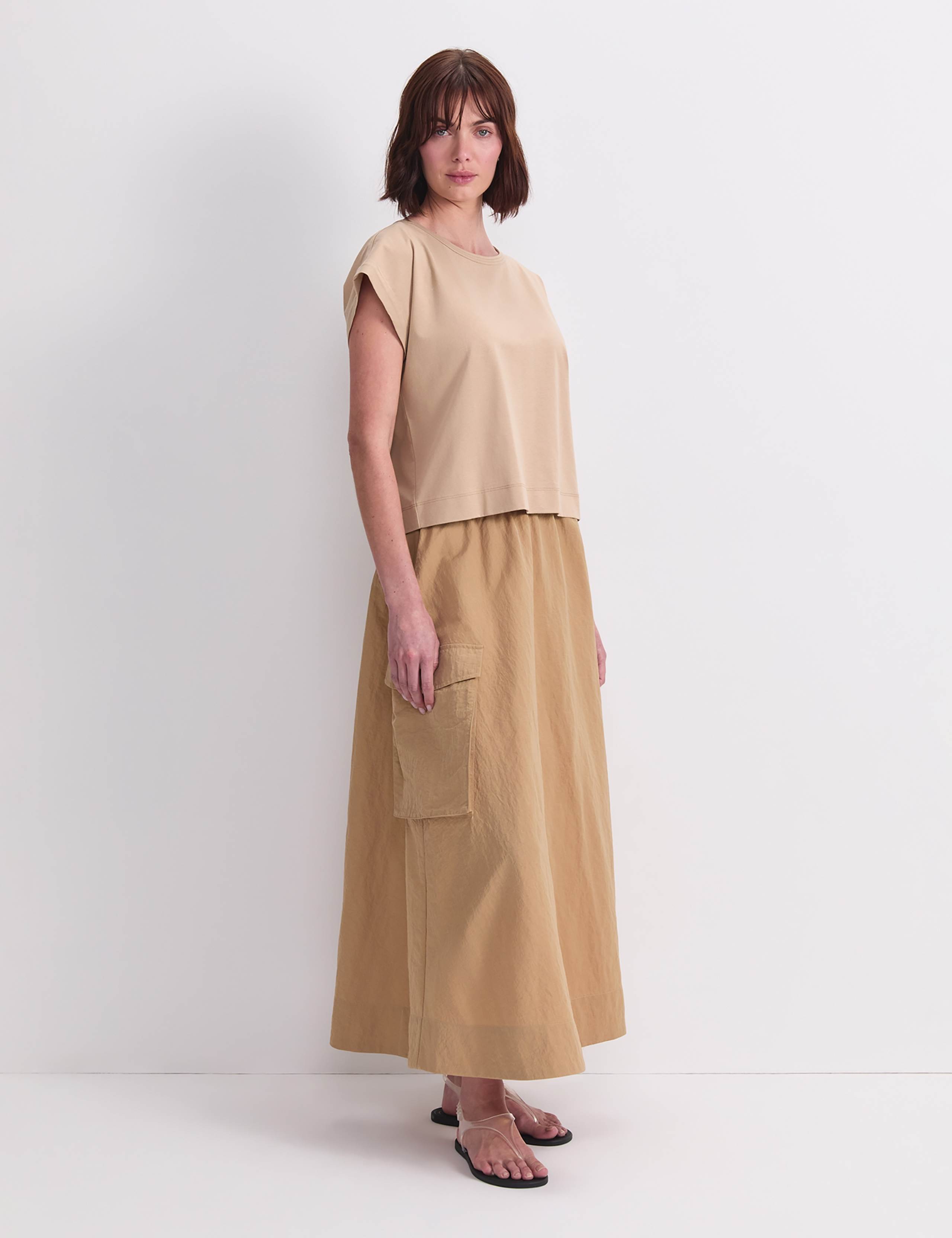 Cotton-Rich Boxy T-Shirt 3 of 6