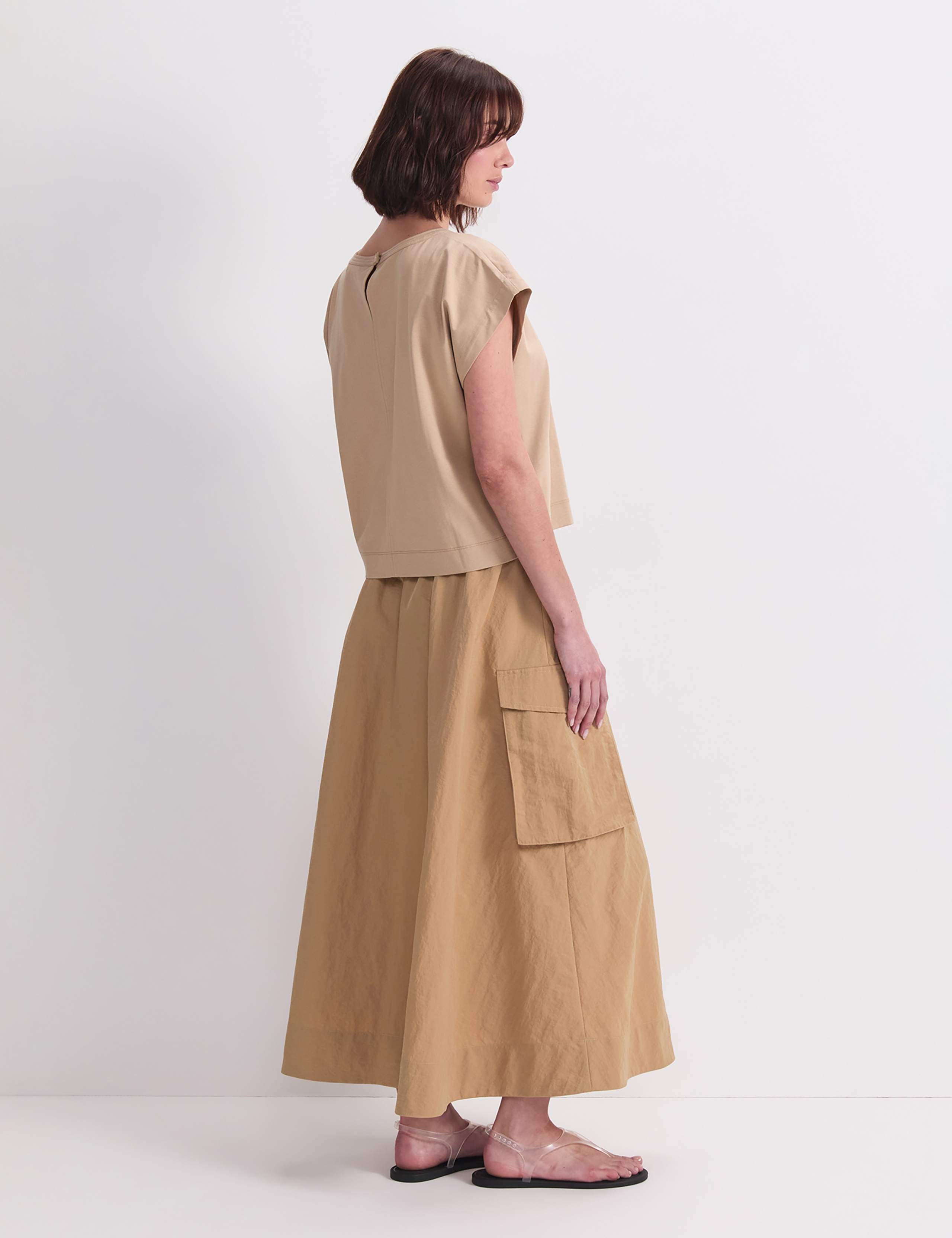 Cotton-Rich Boxy T-Shirt 4 of 6