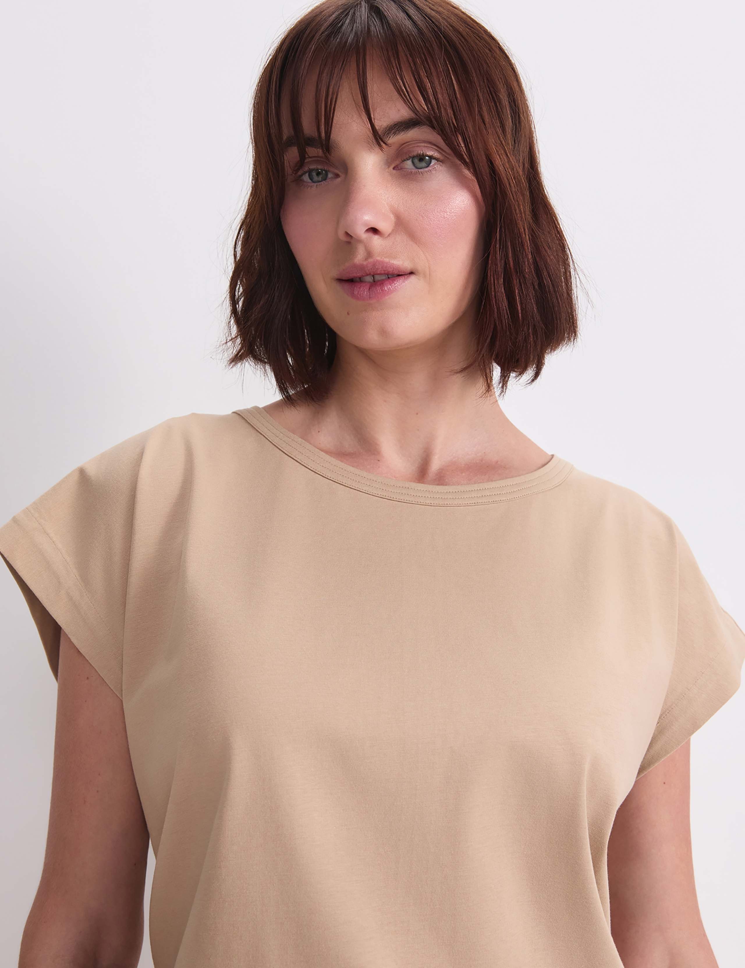 Cotton-Rich Boxy T-Shirt 5 of 6