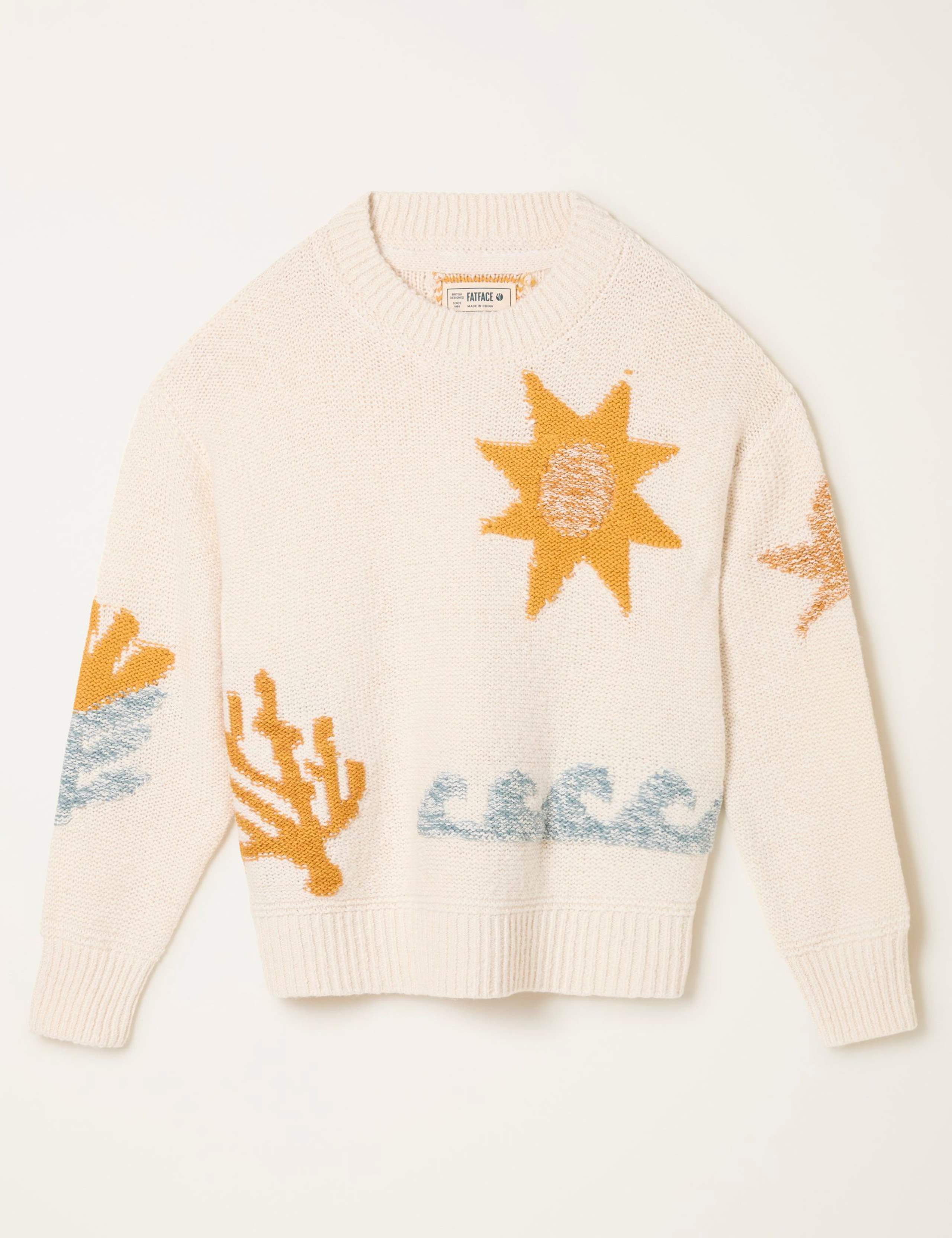 Cotton Rich Patterned Jumper 2 of 6