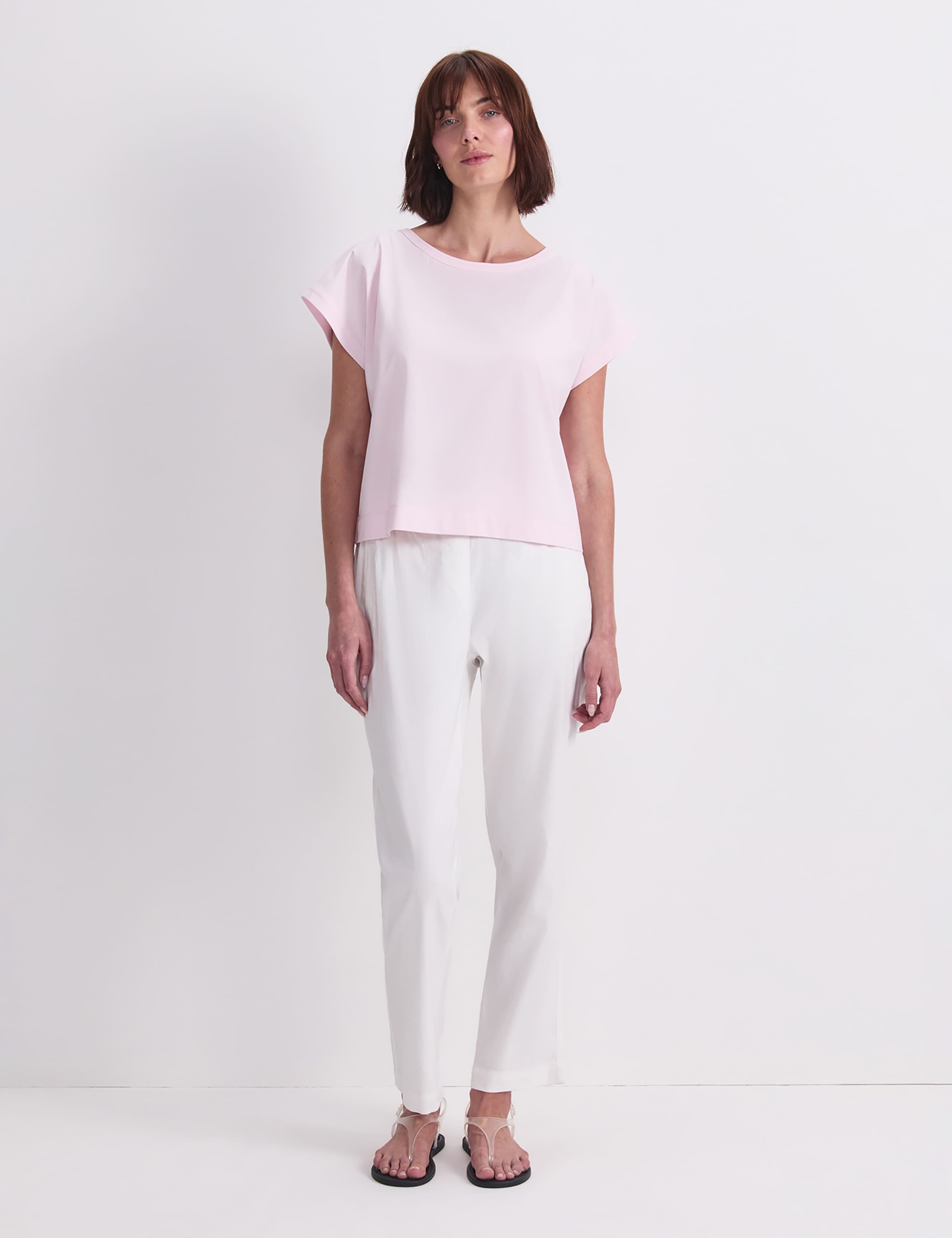 Cotton Rich Cap Sleeve T-Shirt 2 of 7