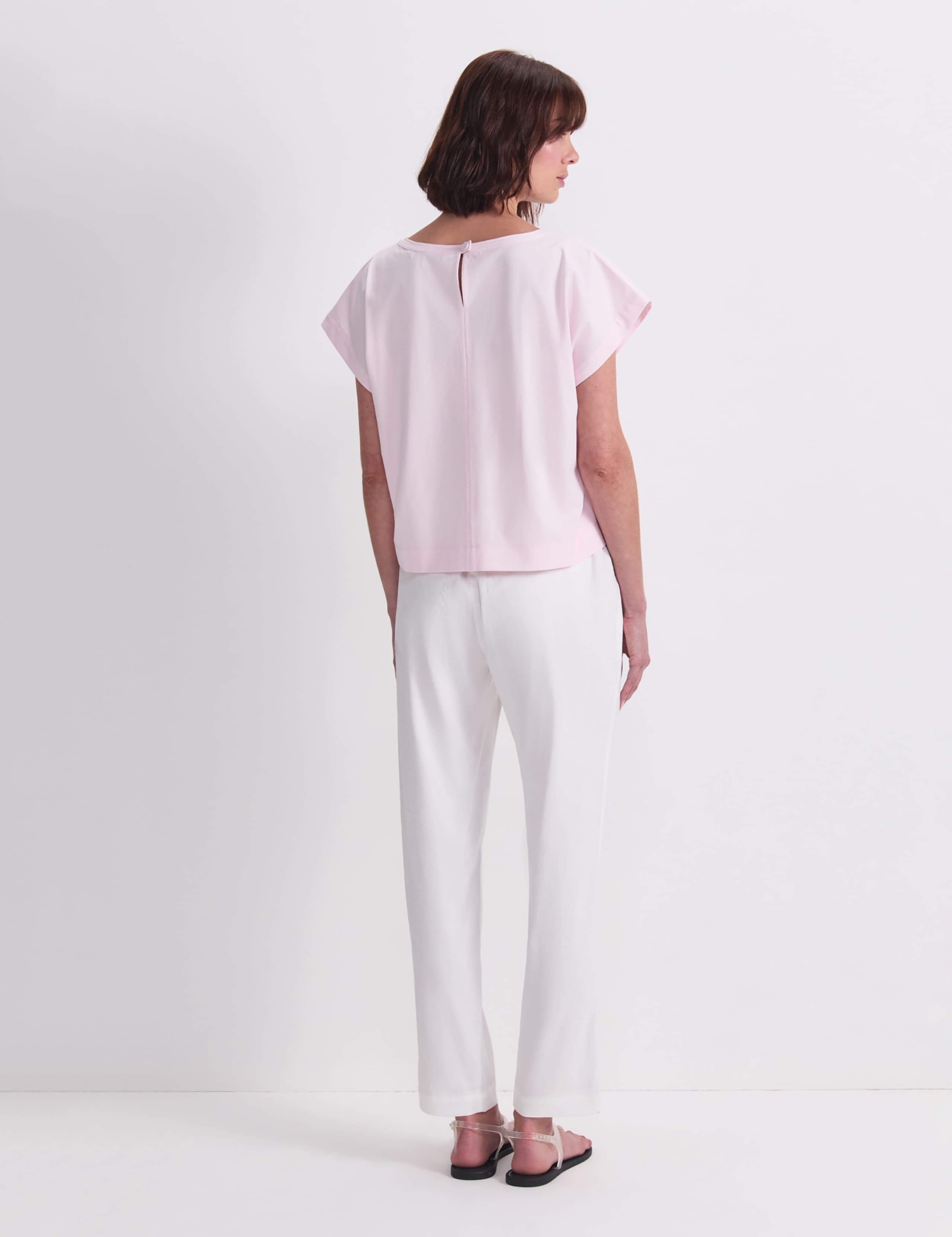 Cotton Rich Cap Sleeve T-Shirt 4 of 7