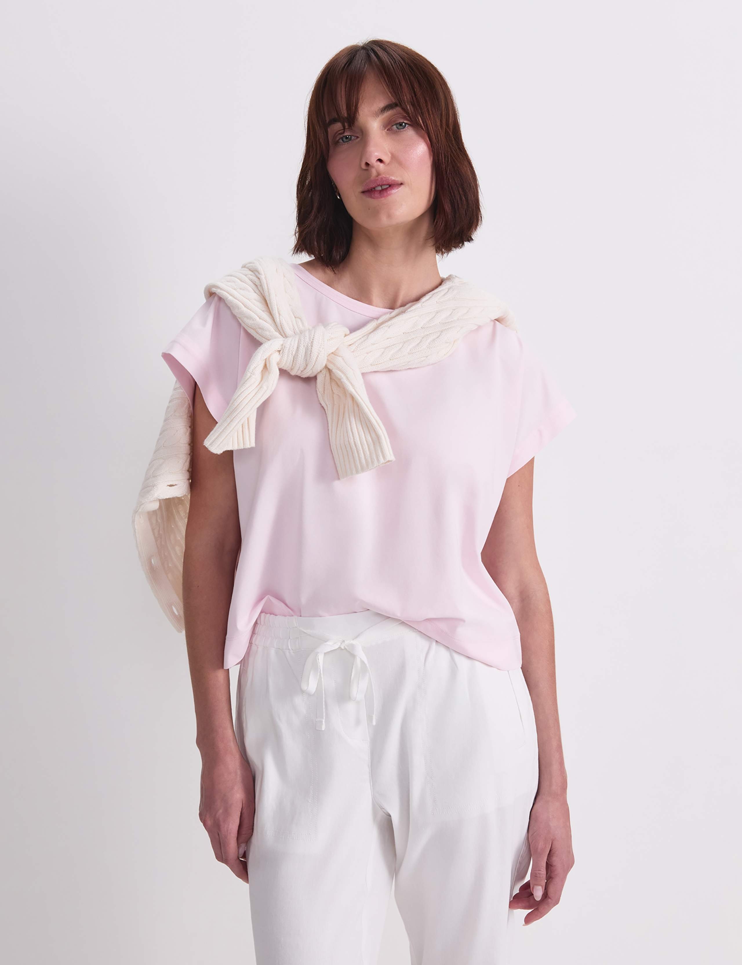 Cotton Rich Cap Sleeve T-Shirt 5 of 7