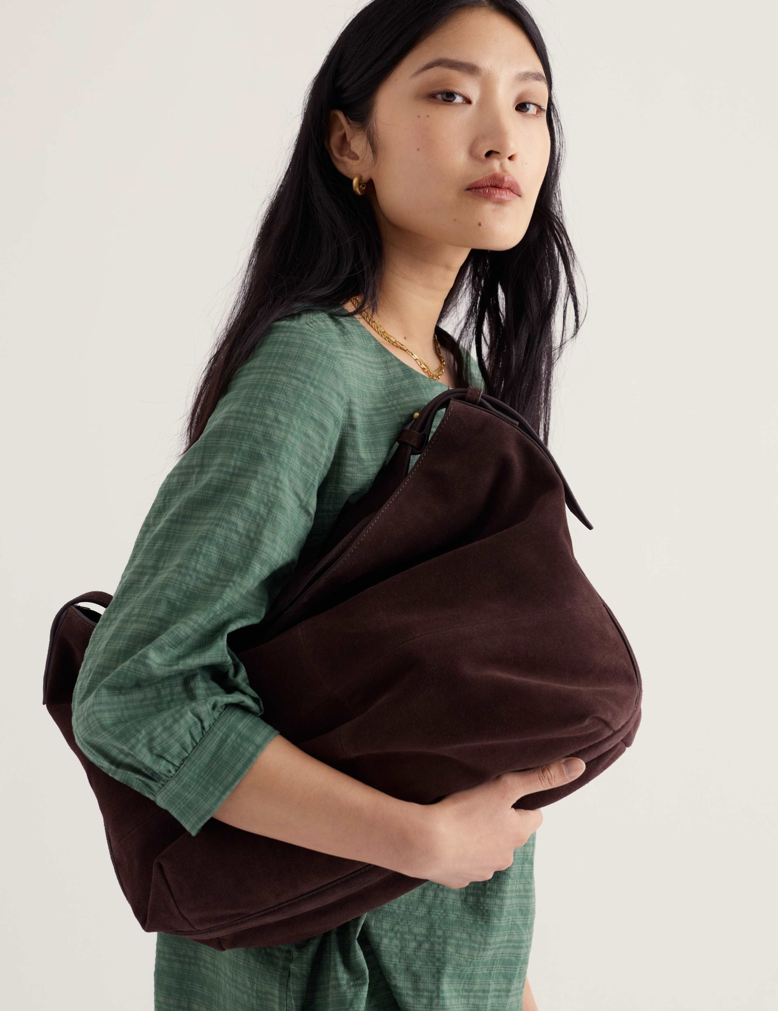Suede Shoulder Bag 3 of 6