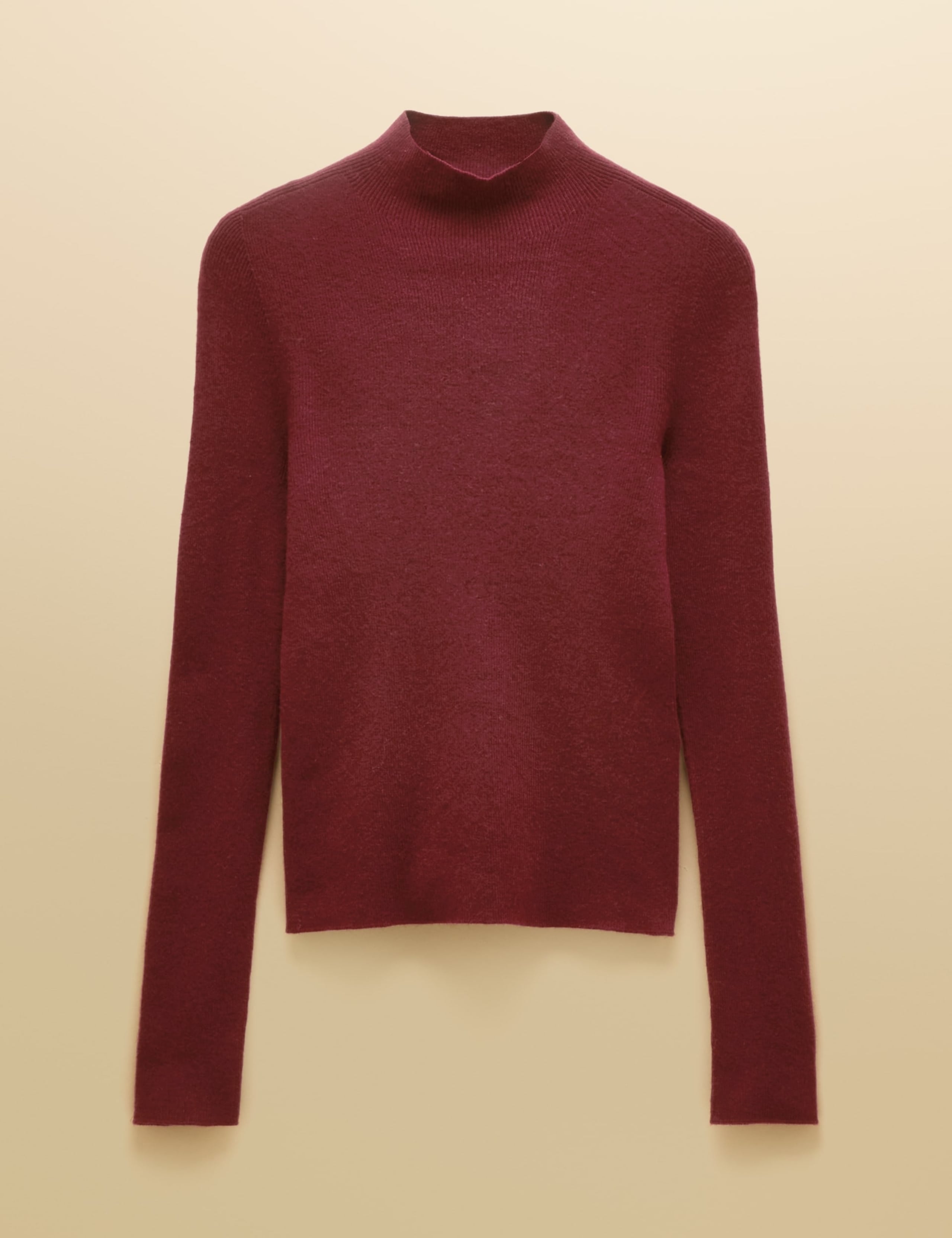 Ribbed Funnel Neck Fitted Jumper 6 of 7