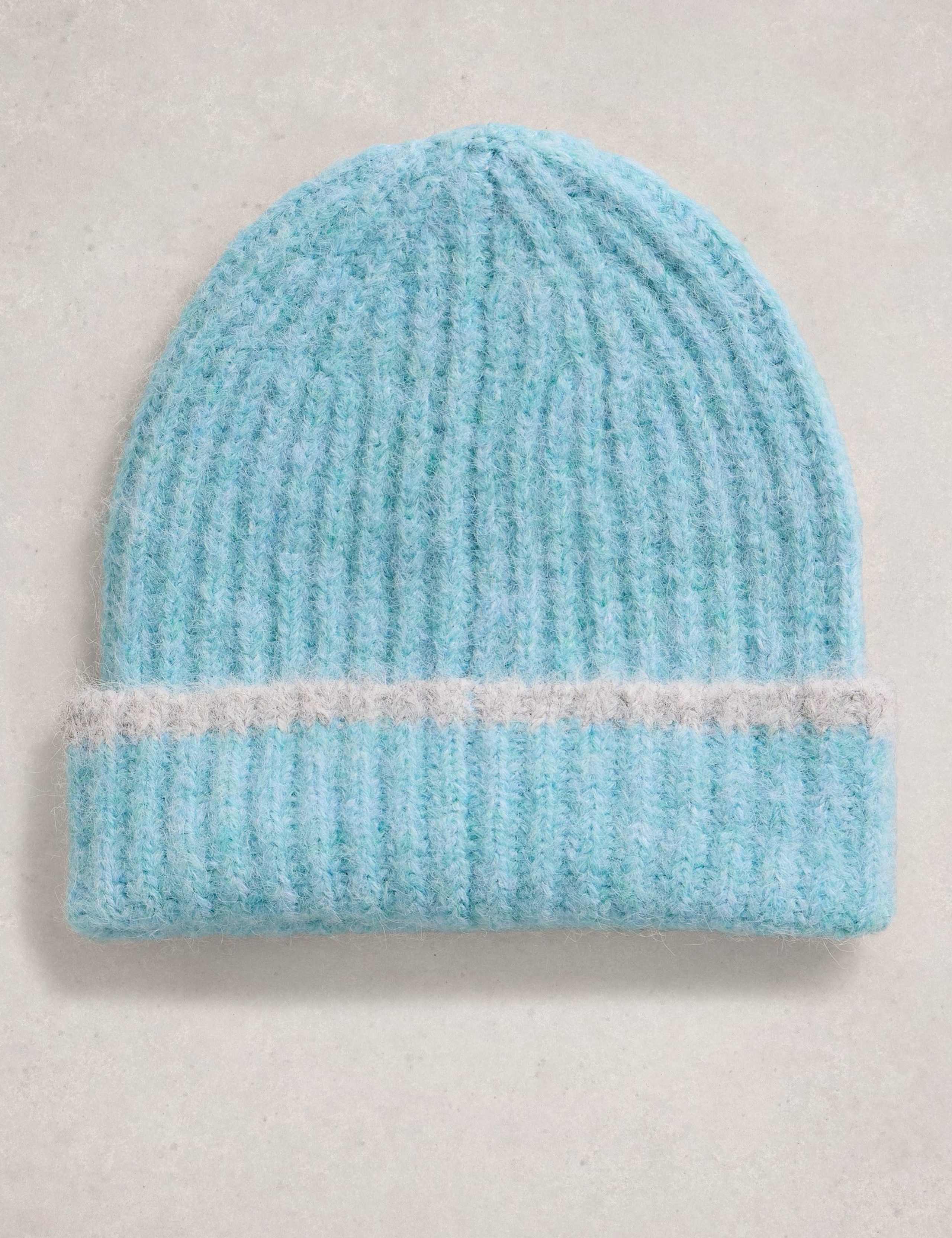 Rib-Knit Beanie Hat 2 of 2