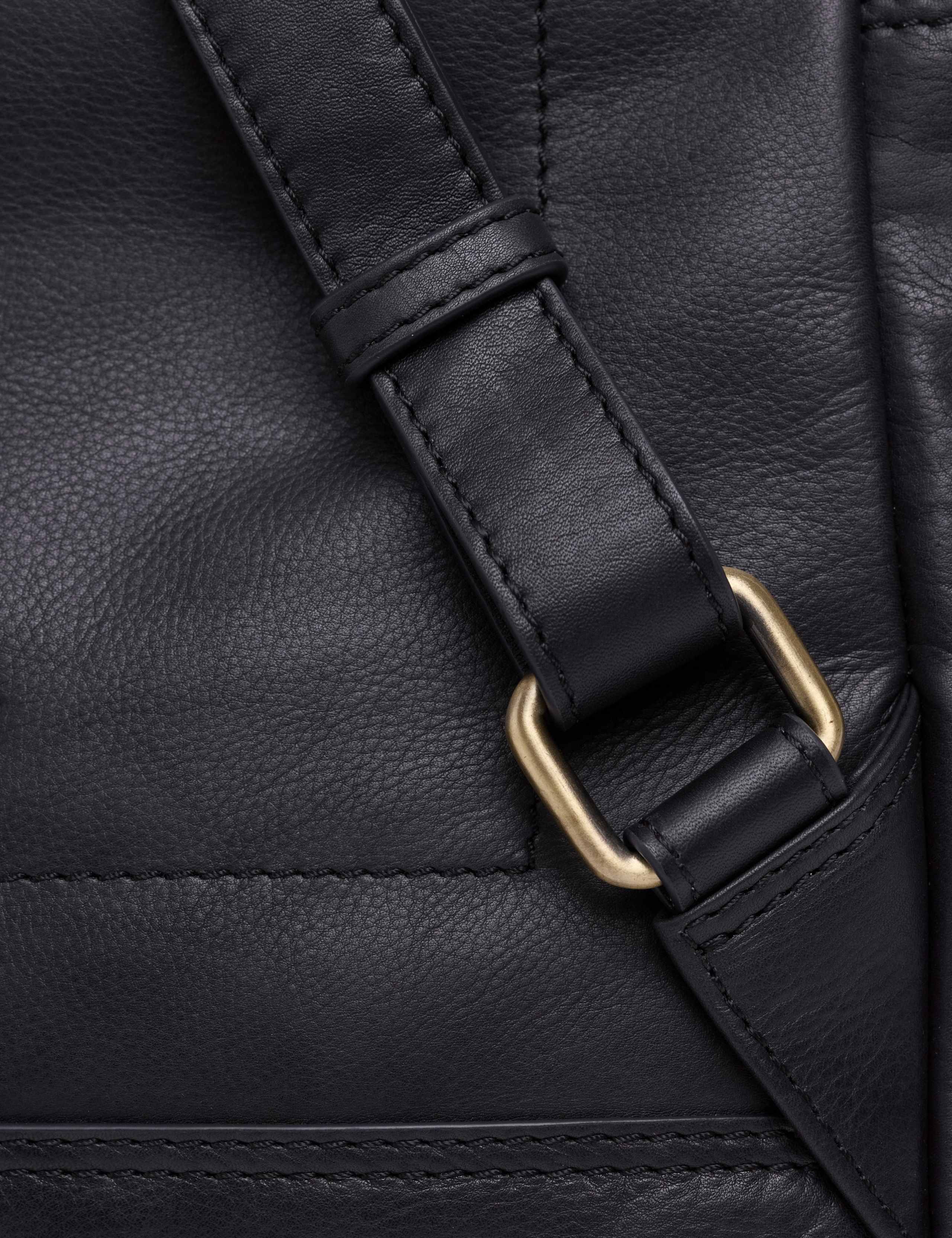 Leather Top Handle Backpack 5 of 8