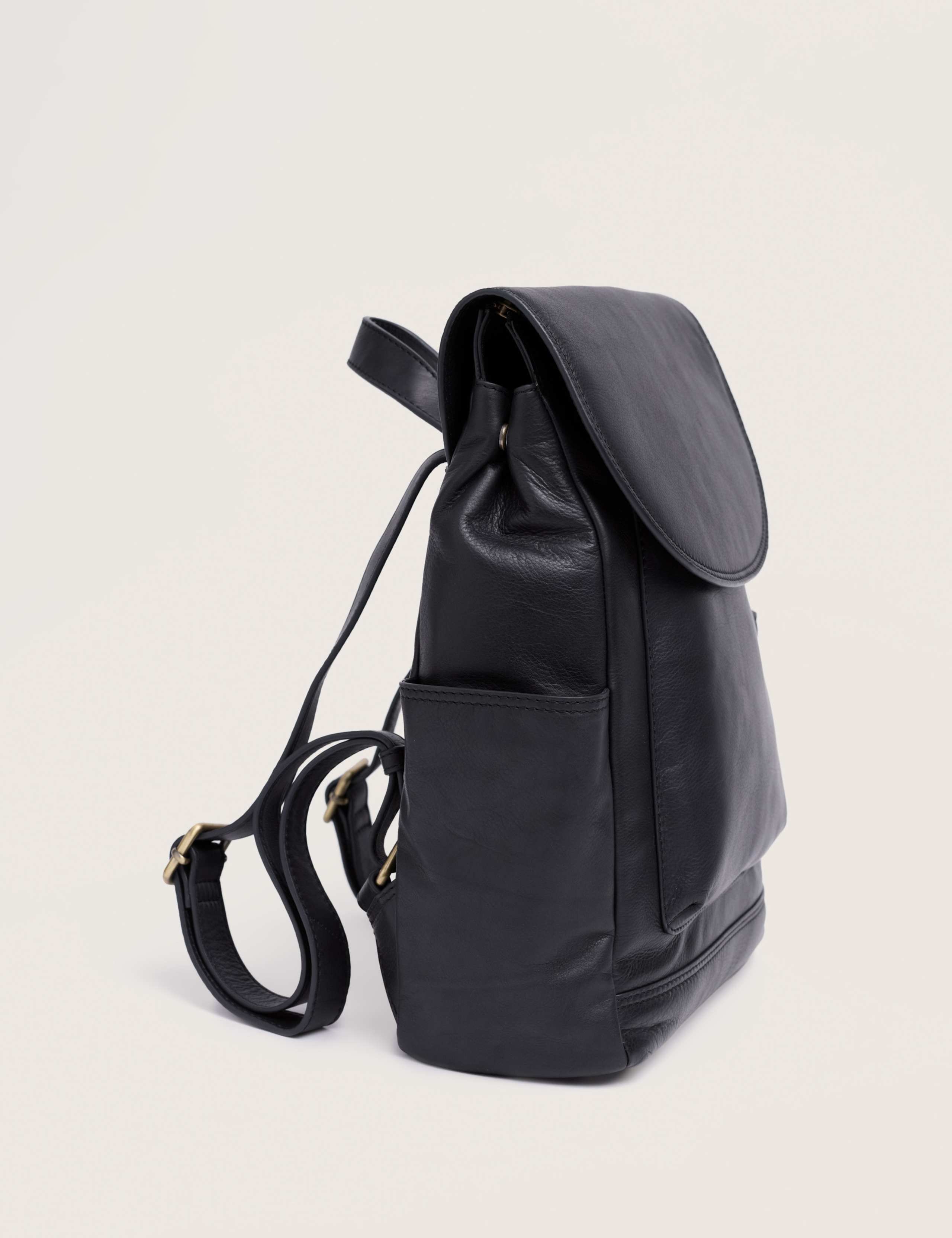 Leather Top Handle Backpack 6 of 8