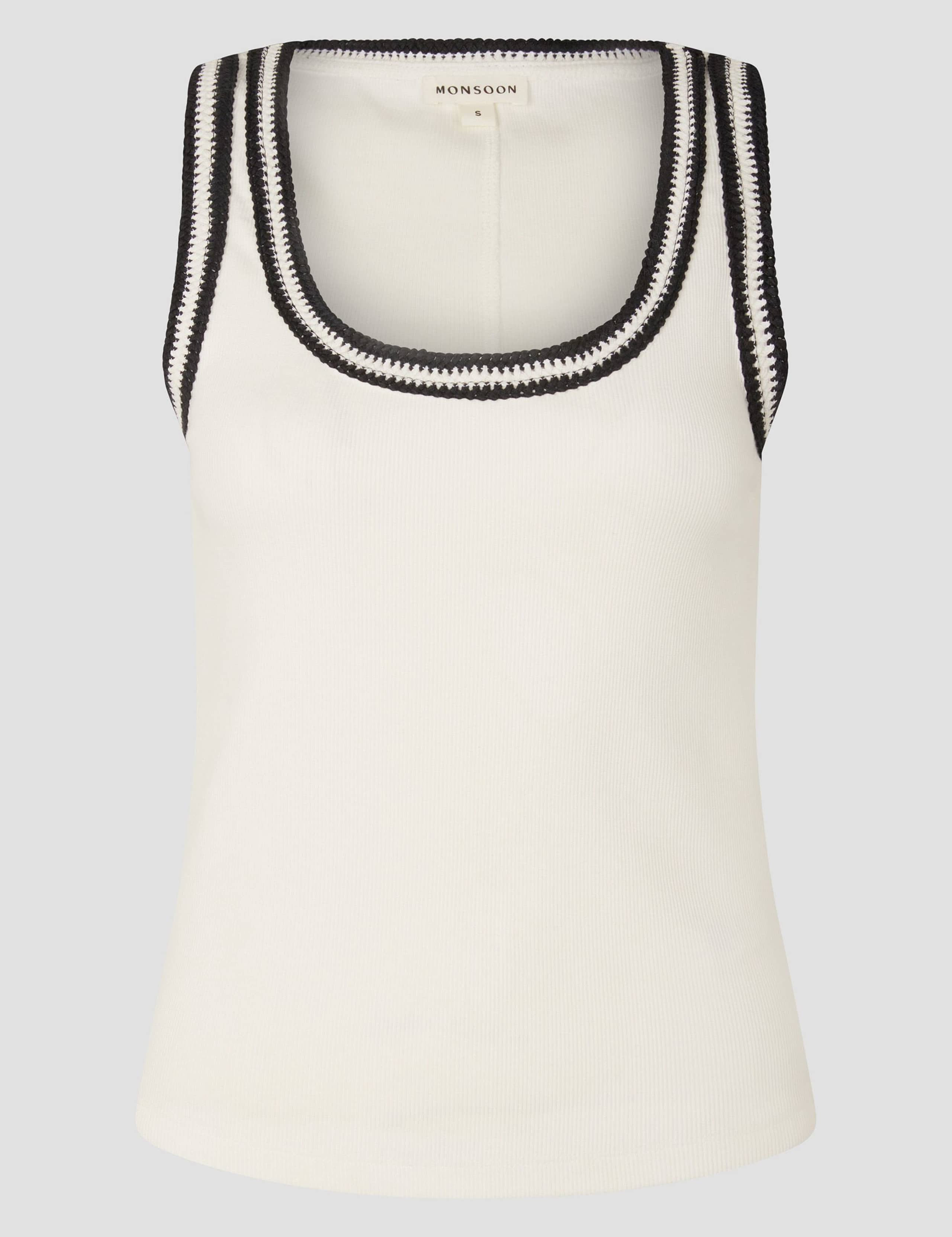 Cotton Rich Textured Scoop Neck Vest 2 of 5