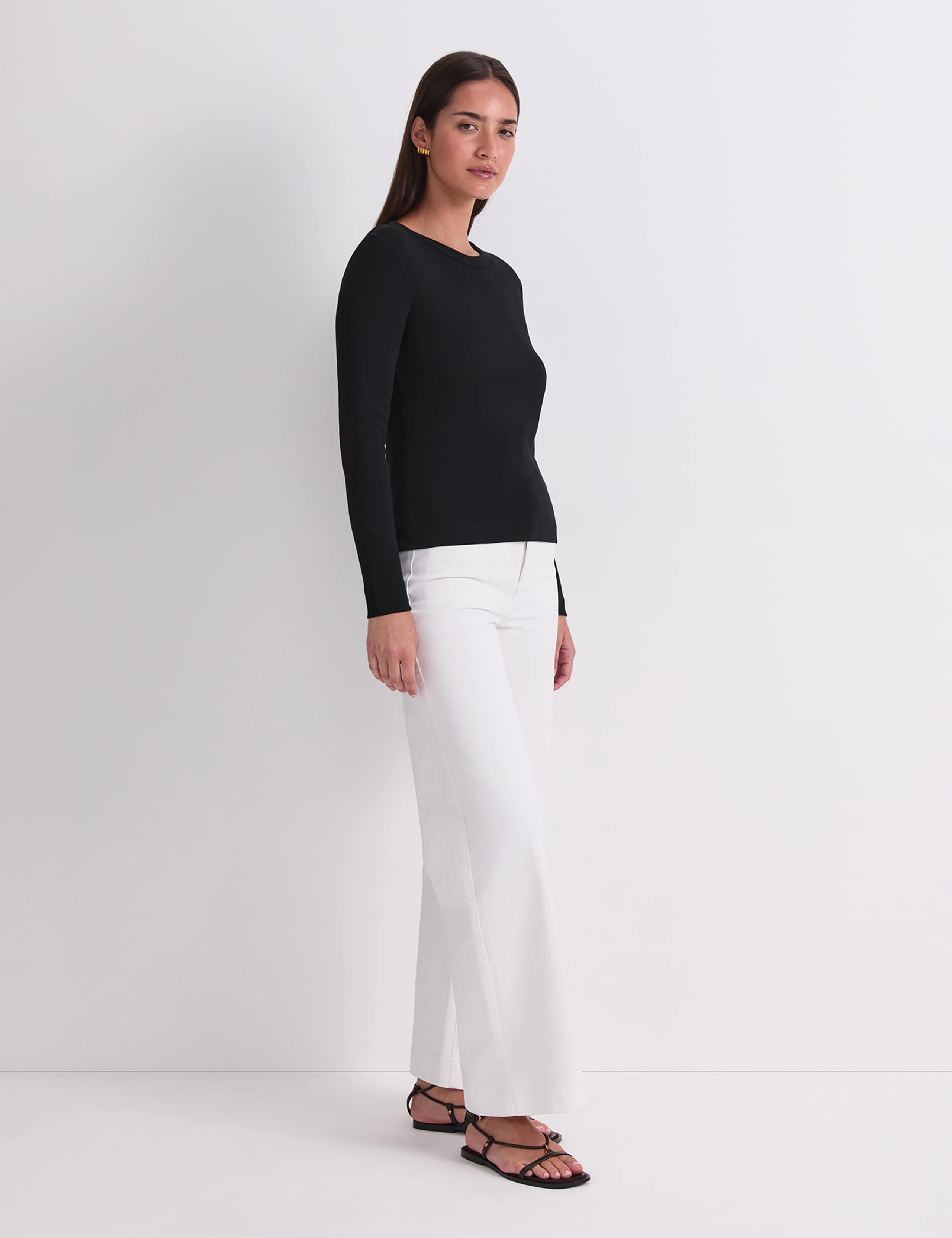 Pure Cotton Crew Neck Top 4 of 7