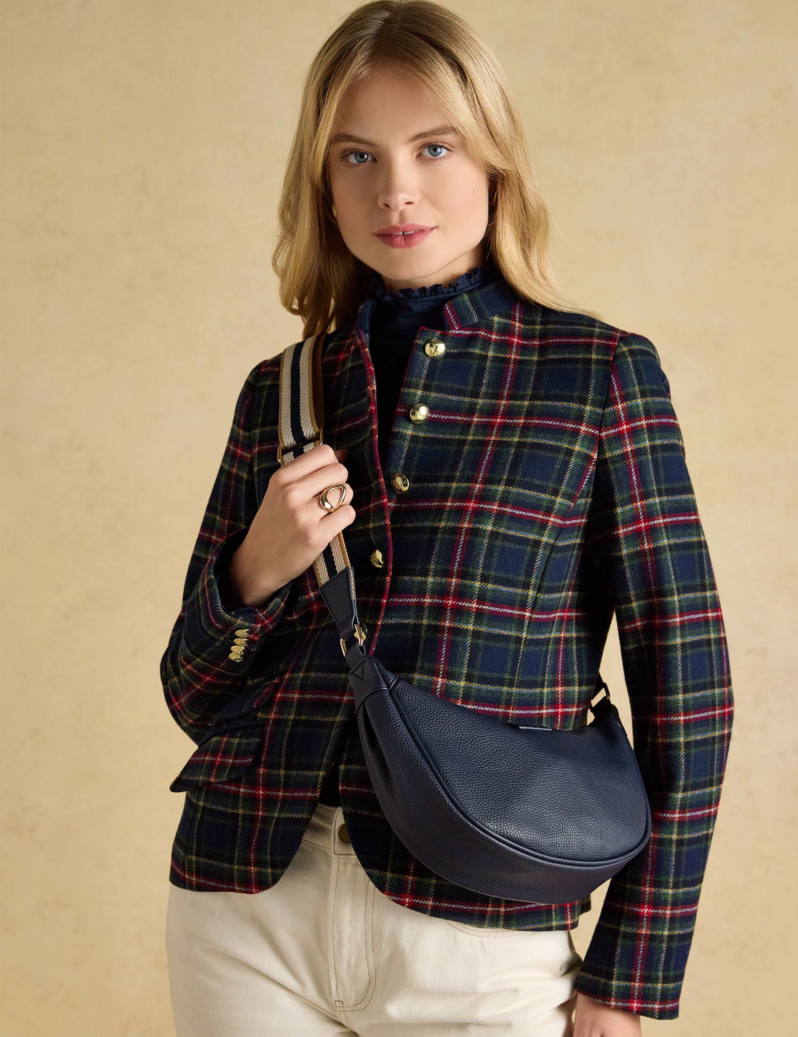 Faux Leather Moon Cross Body Bag 2 of 6