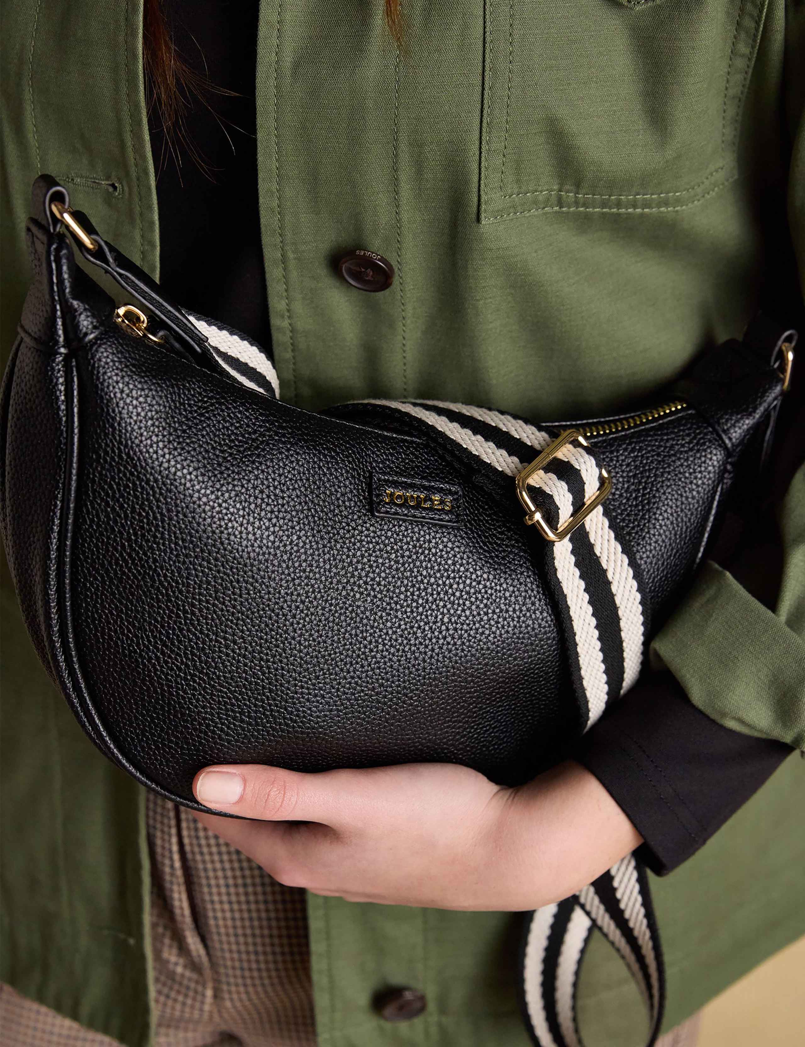 Faux Leather Moon Cross Body Bag 4 of 8