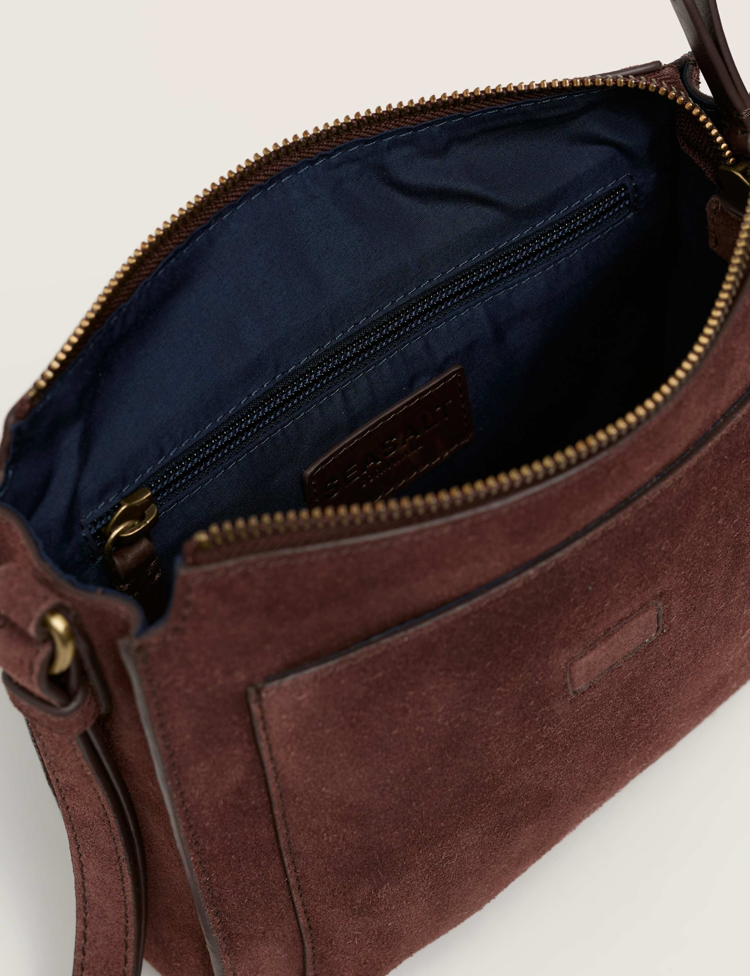 Suede Cross Body Bag 4 of 6