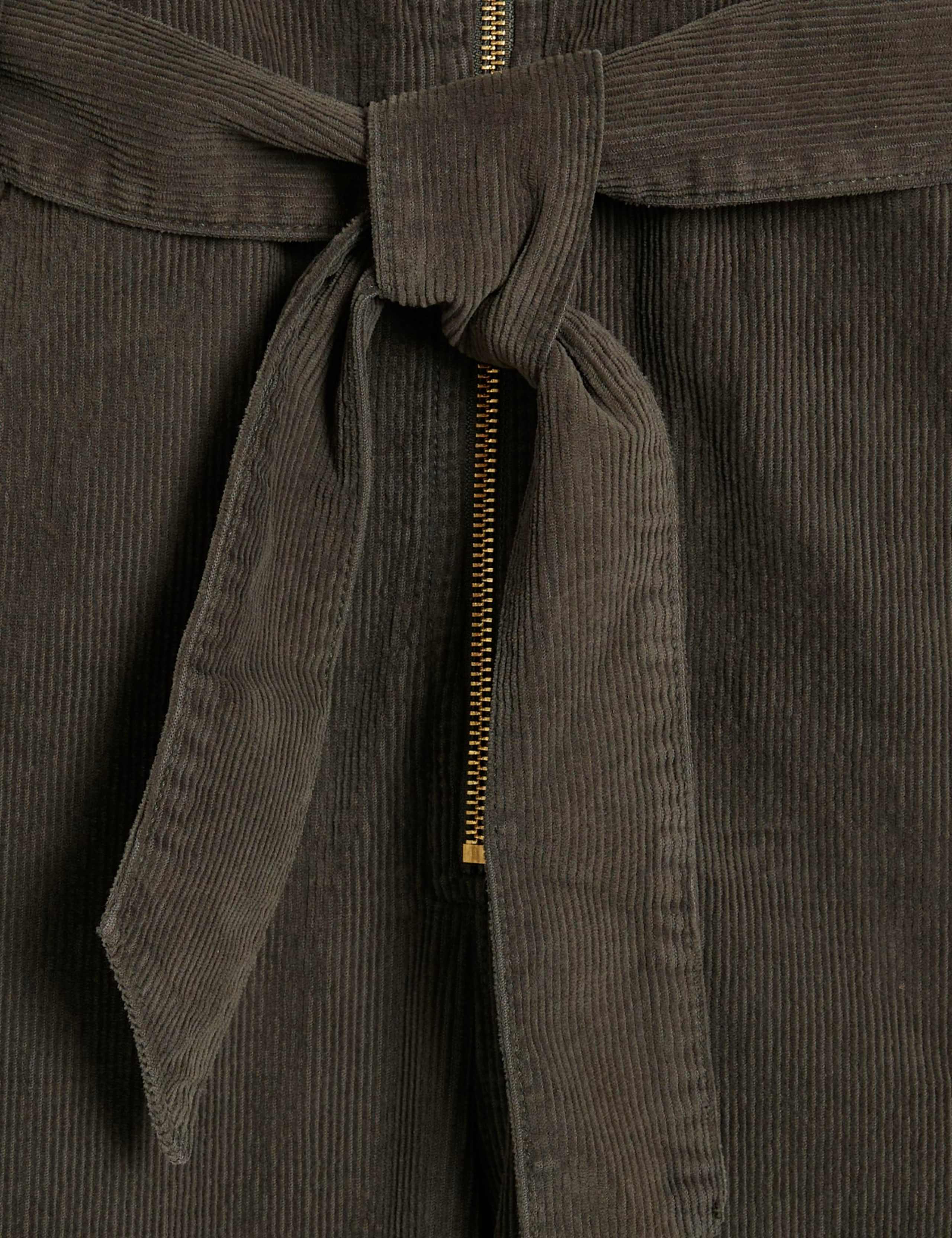 Pure Cotton Cord Belted Collared Jumpsuit 4 of 6