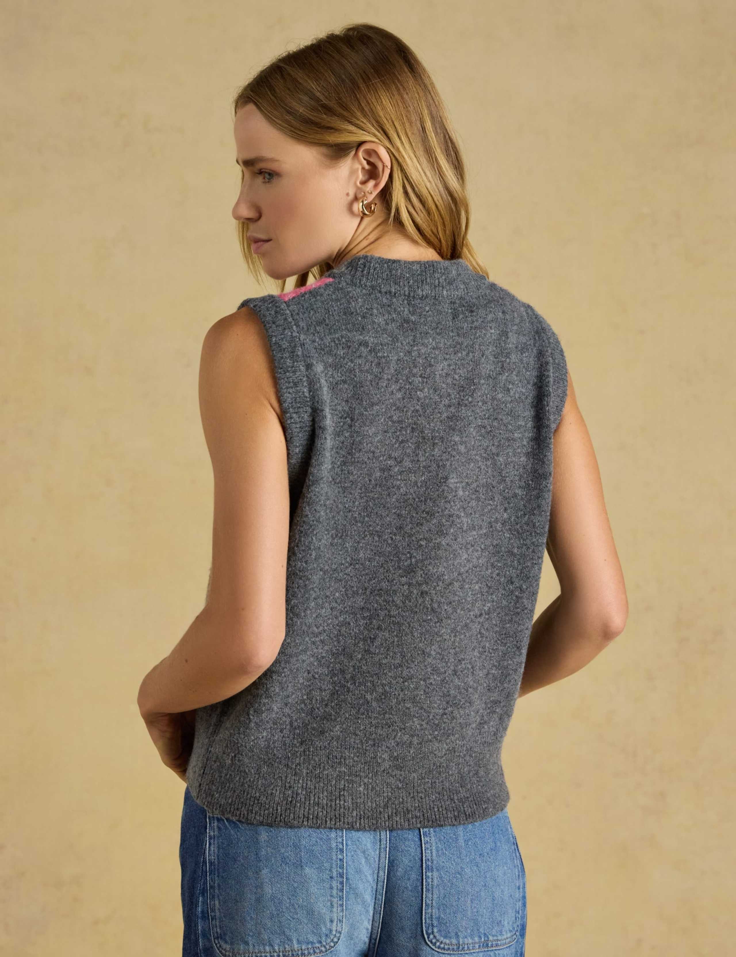 Argyle Knitted Vest 4 of 7