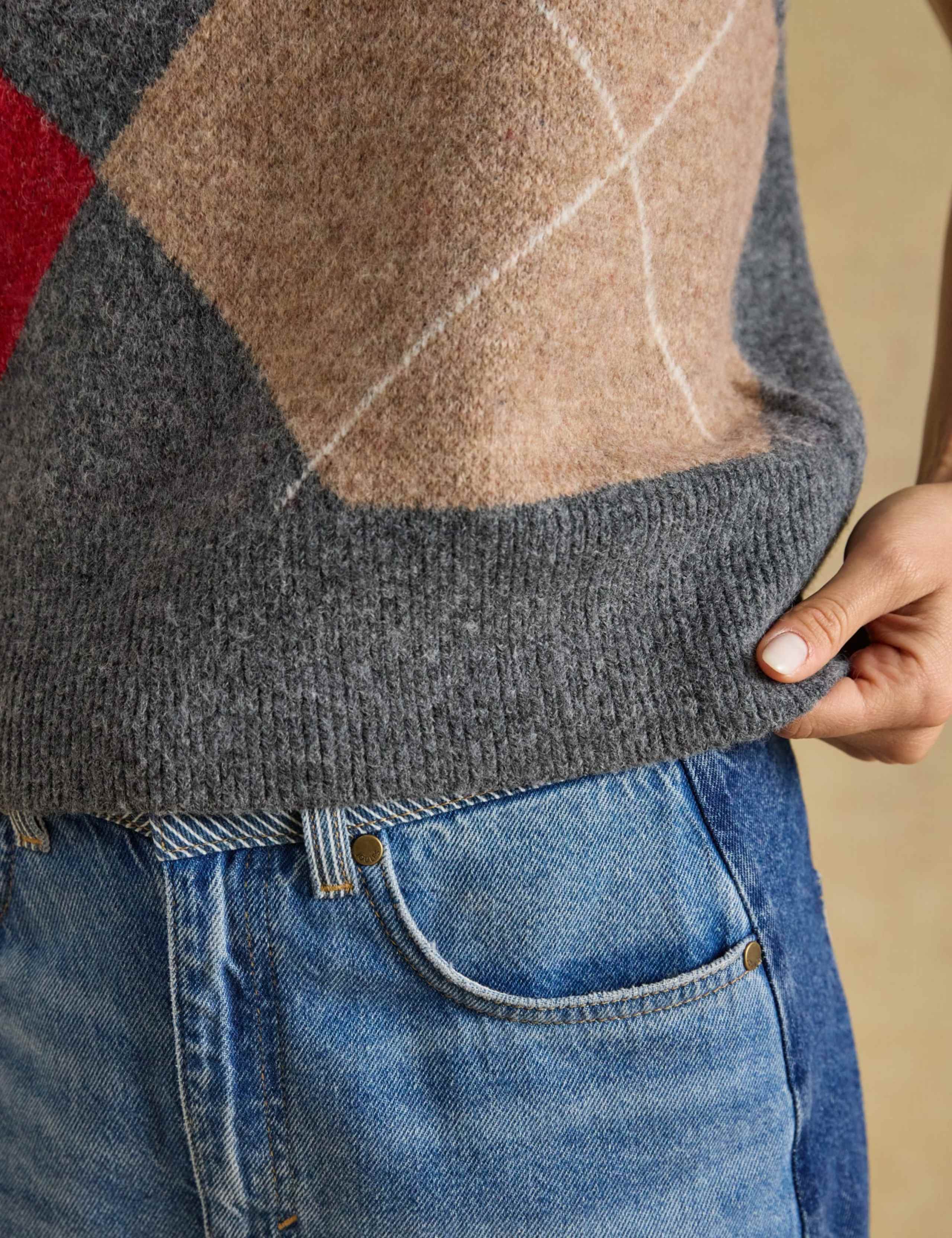 Argyle Knitted Vest 5 of 7