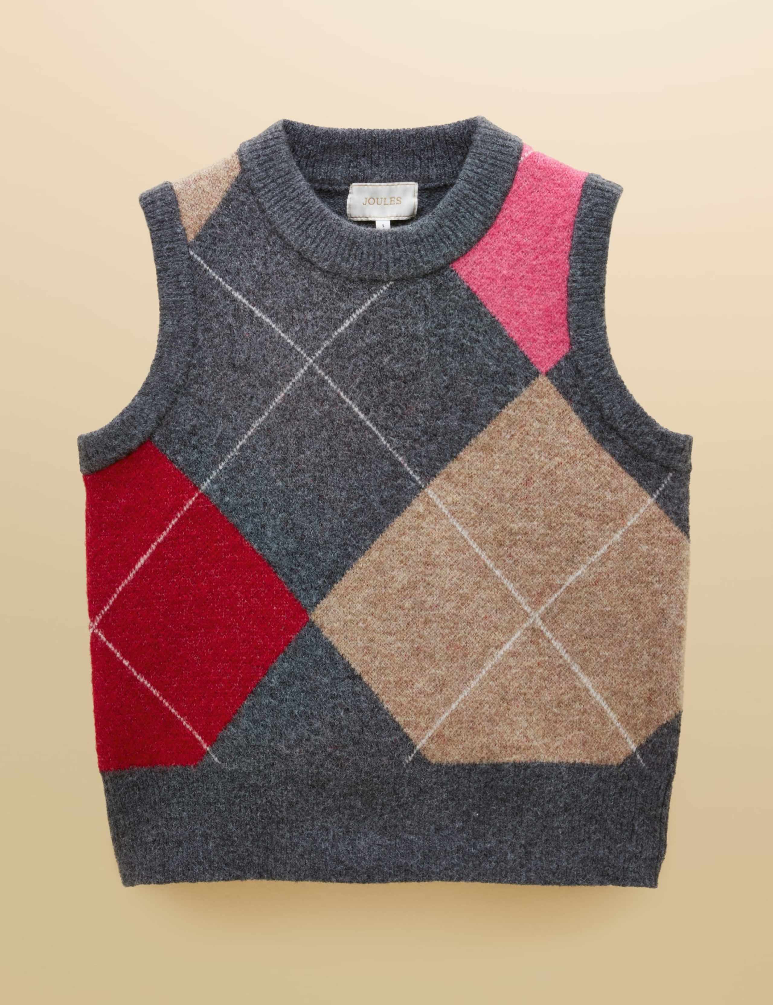 Argyle Knitted Vest 7 of 7
